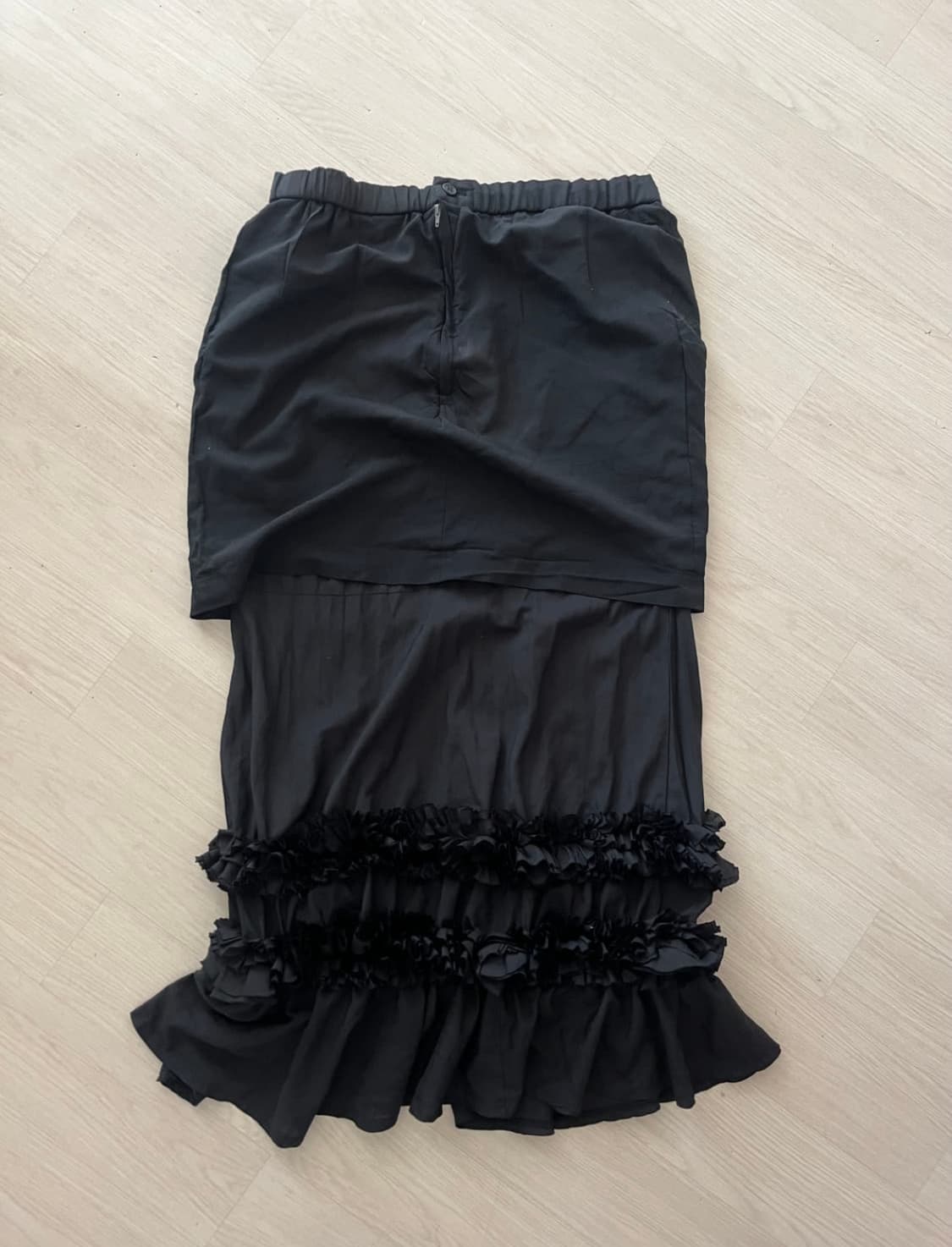 꼼데가르송 프릴 롱 스커트 상품이미지2