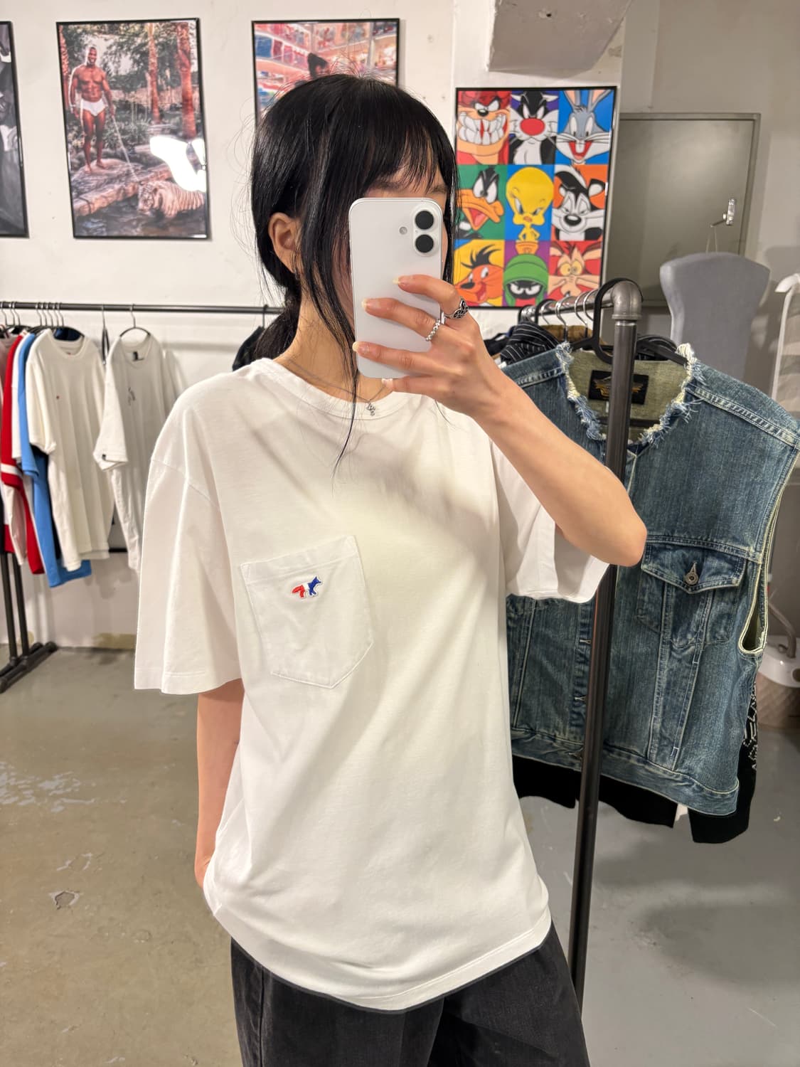메종키츠네 반팔 상품이미지2