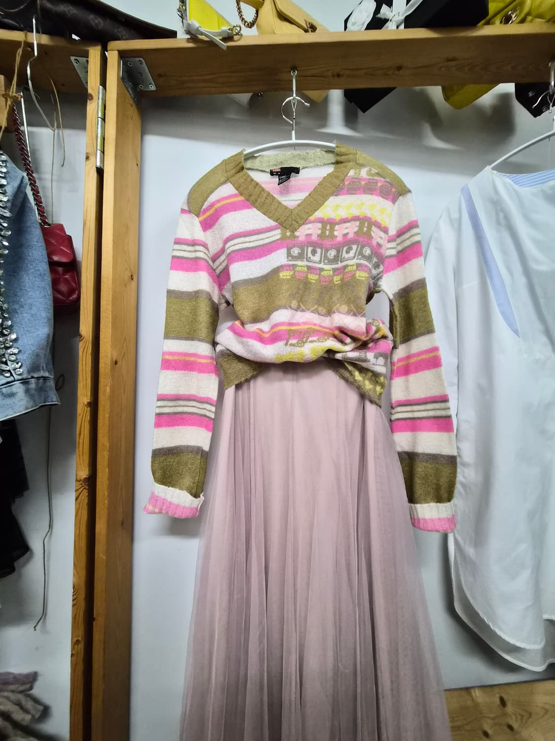 디젤 얄상 모헤어 브이넥 상품이미지2