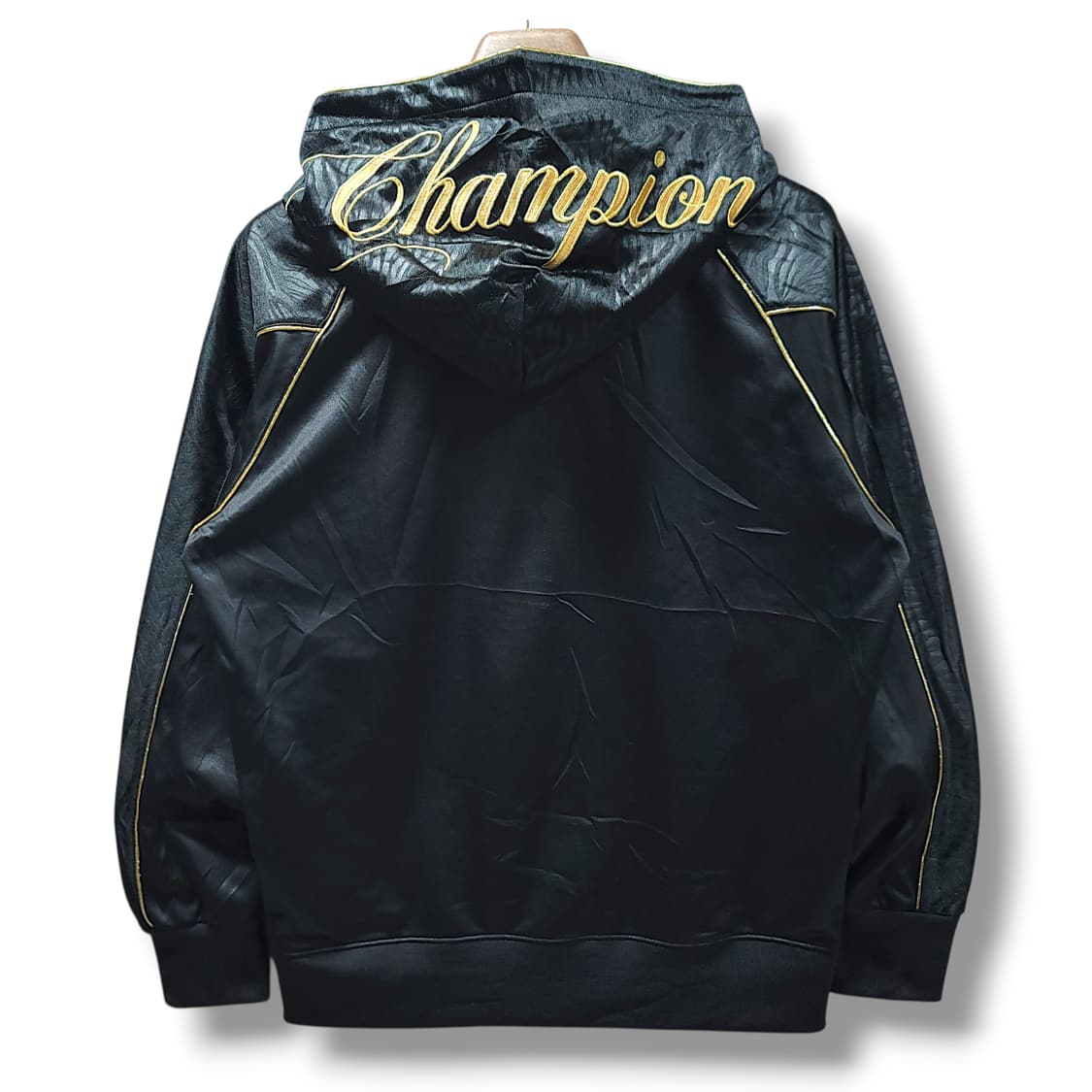 [L] 챔피온 블랙&골드 JPN 후드집업 상품이미지1