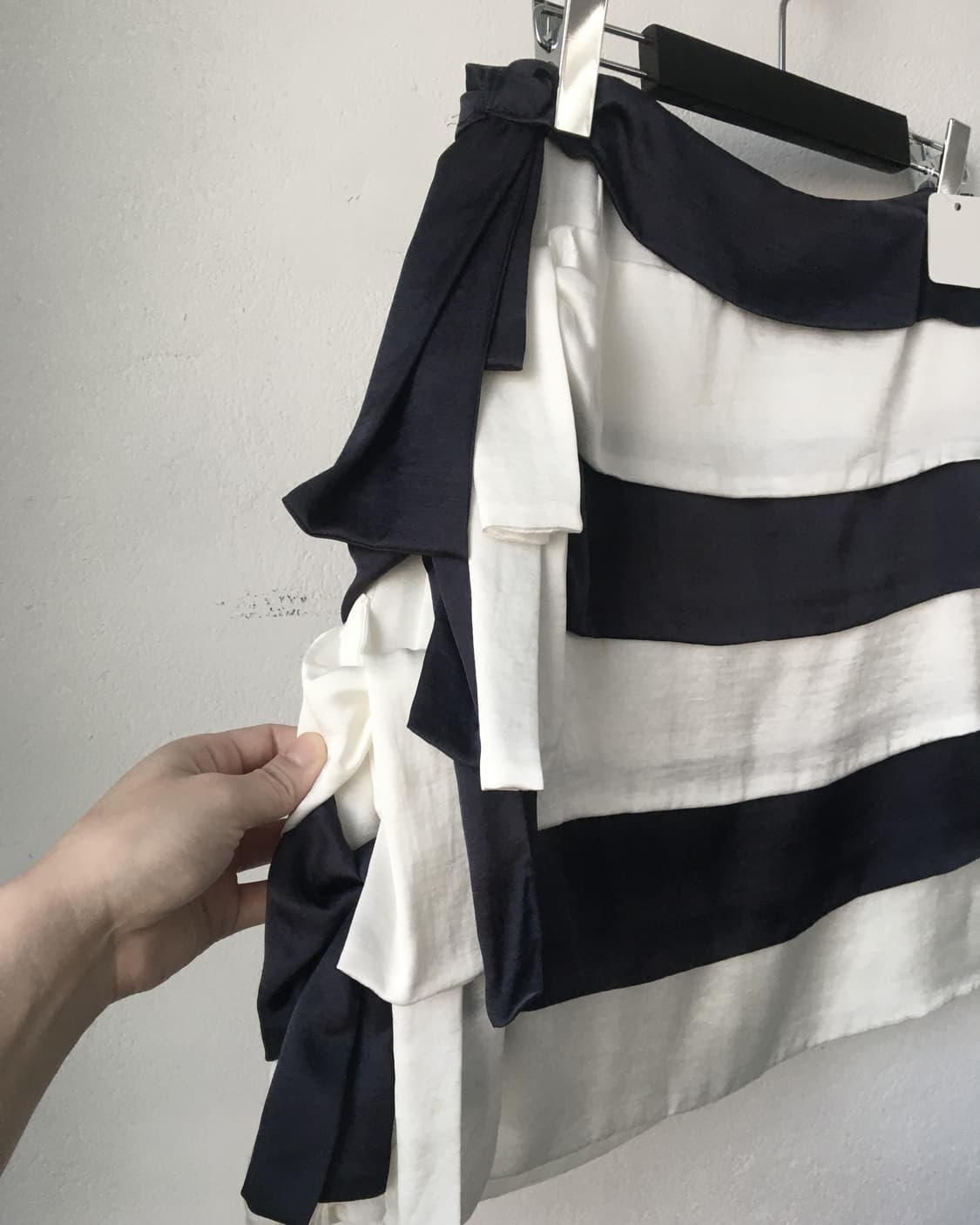 Sied tied point layer mini skirt 상품이미지2