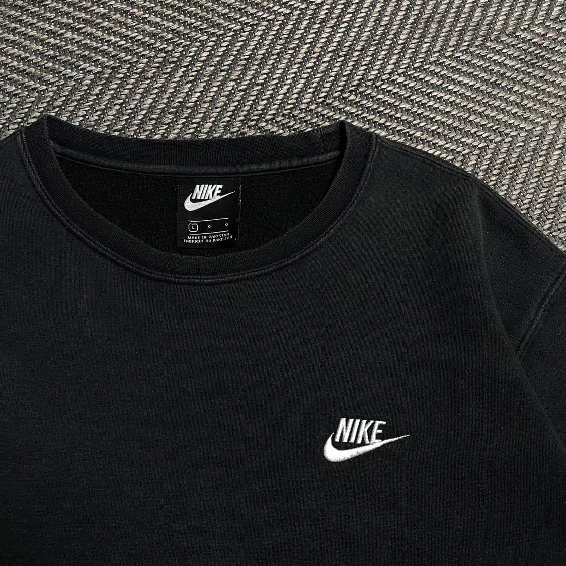 나이키 스우시 크루넥 스웻 맨투맨 블랙y 5168 상품이미지3