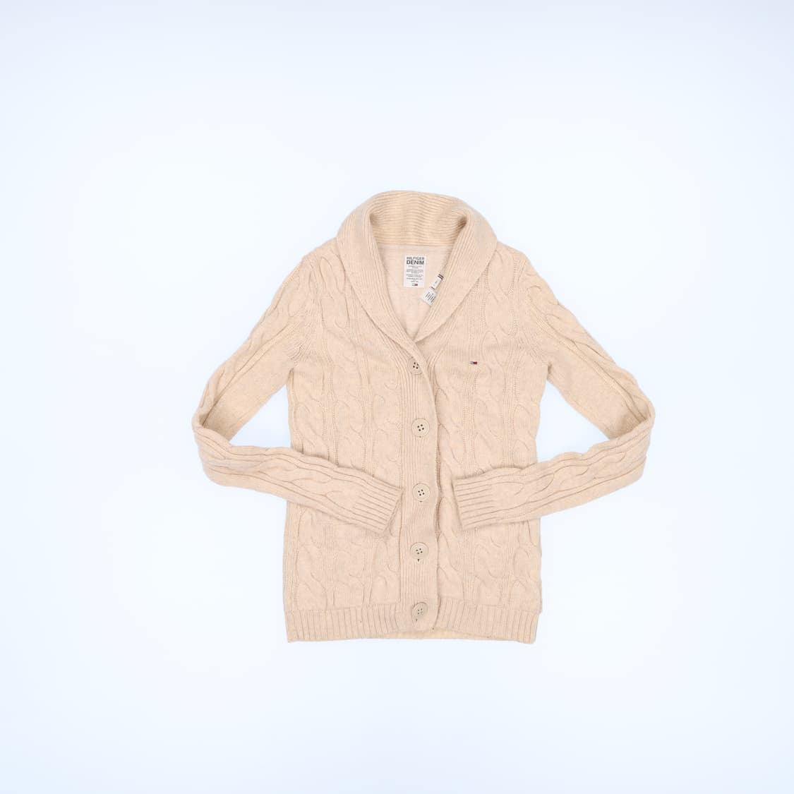 XS 타미힐피거 케이블 숄니트 가디건 0121H1 상품이미지1