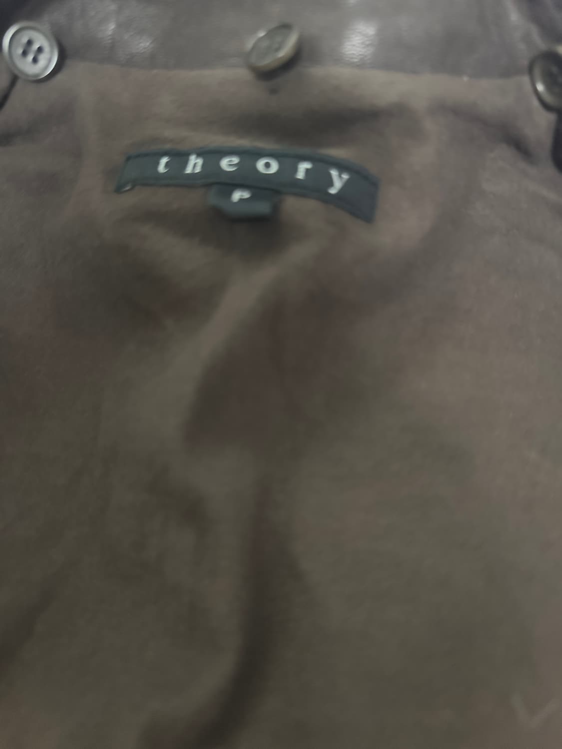 띠어리 리얼 레더 ykk지퍼 라이더 양가죽 자켓 상품이미지5