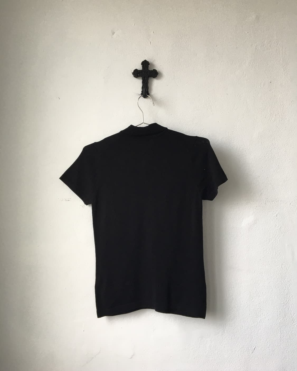 Shirring Henry neck pk t 상품이미지3
