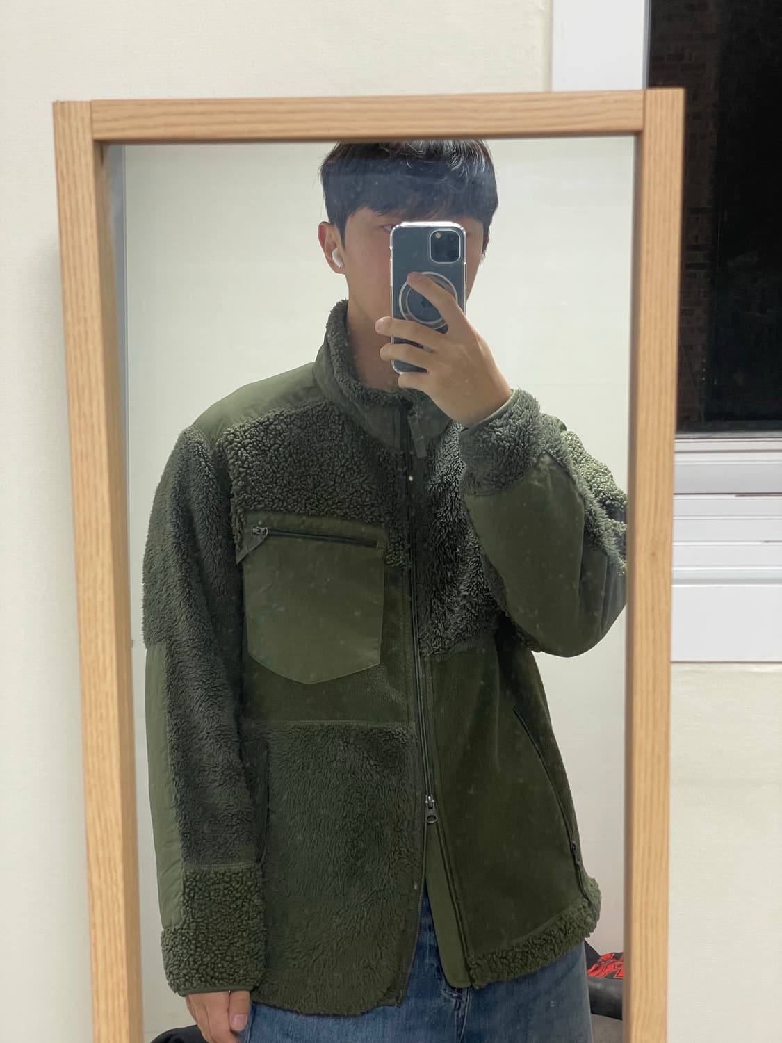 (새상품급)유니클로 엔지니어드가먼츠 플리스, 후리스 자켓 L 상품이미지1