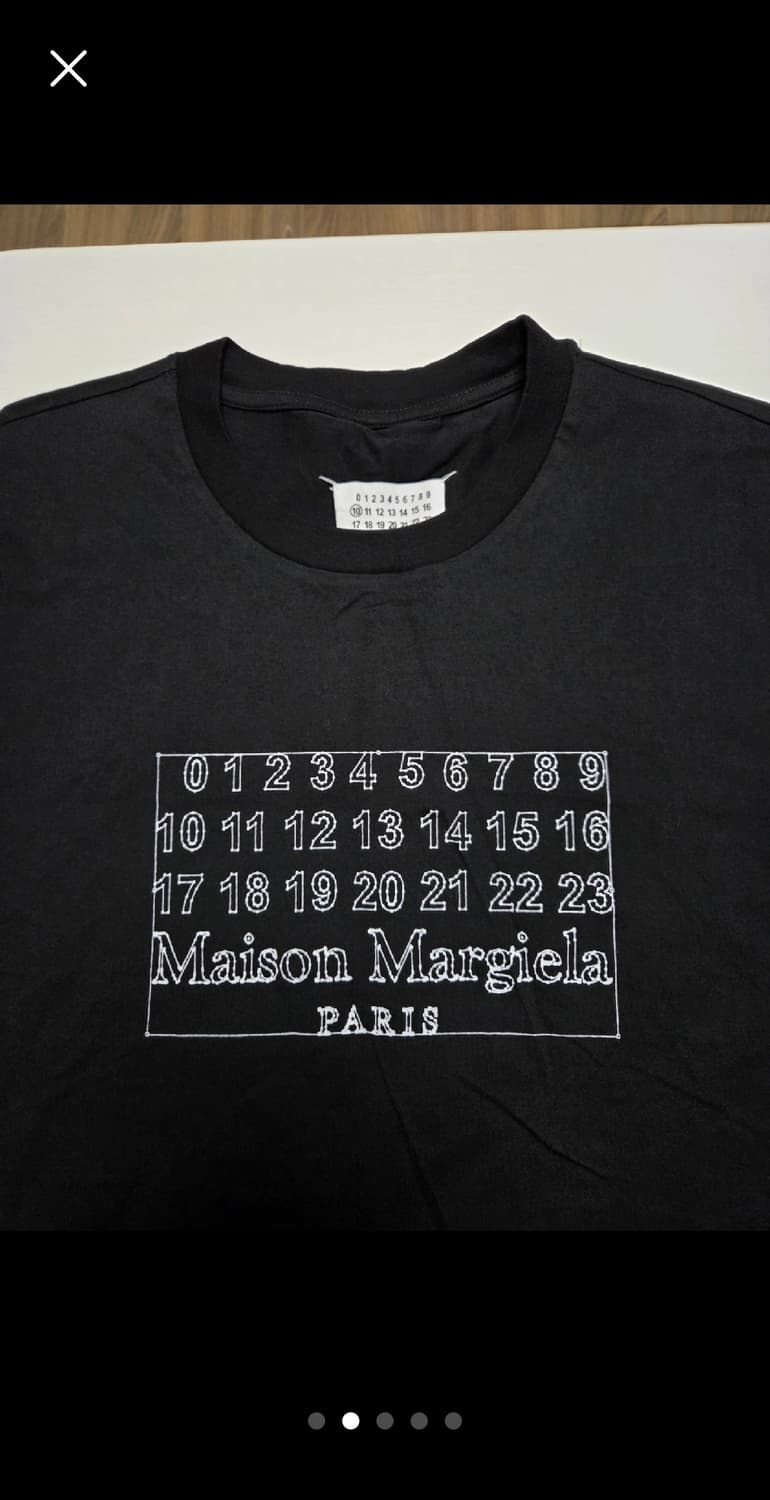 마르지엘라 넘버링 티셔츠 상품이미지2