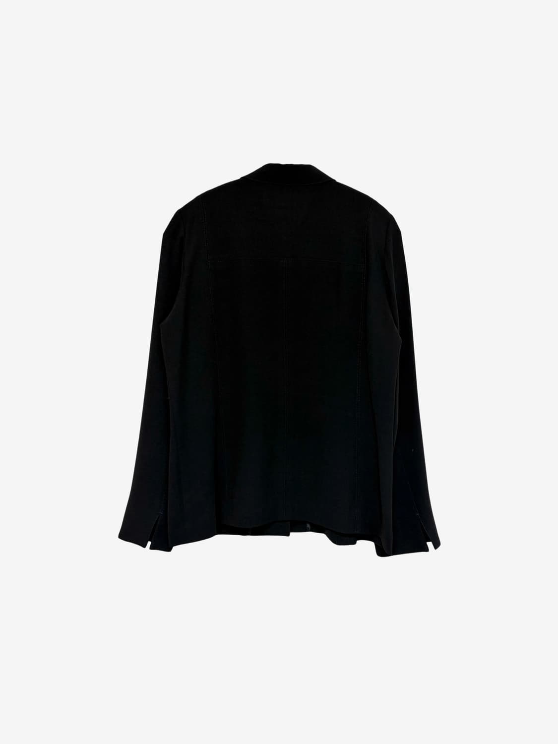Stitch Detail Shirt Jacket – Black 상품이미지8