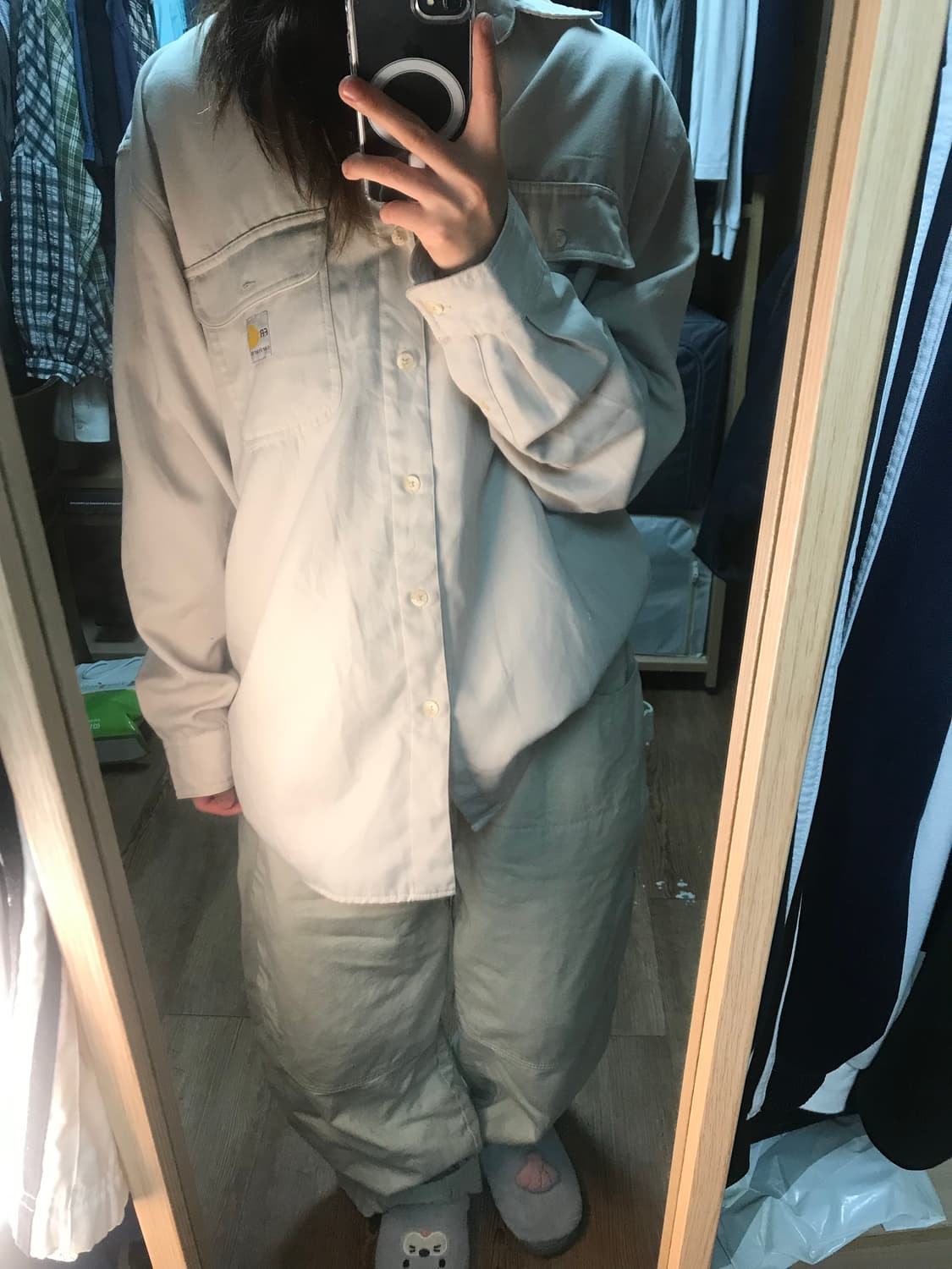 빈티지 칼하트 셔츠 상품이미지1