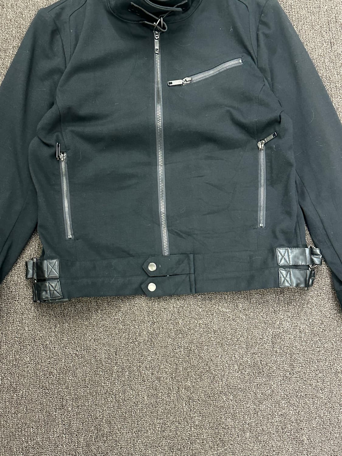 L)Japanese vintage 블랙 바이커 자켓 상품이미지2