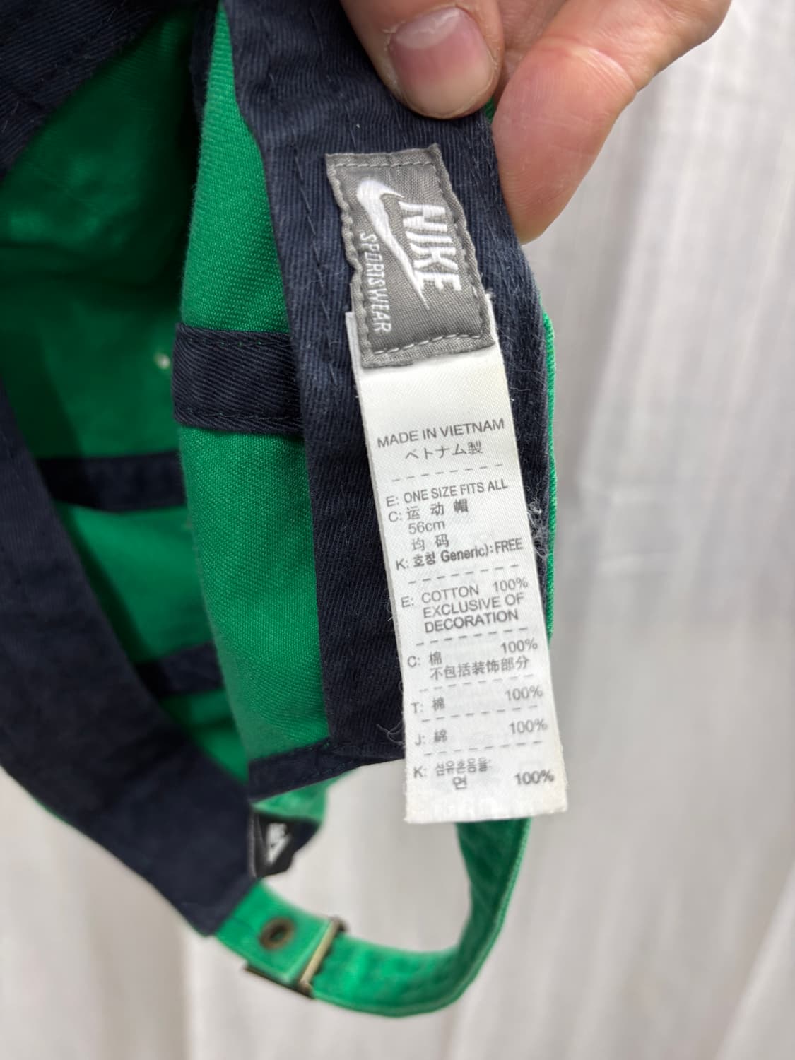 00s 나이키 빈티지 스포츠웨어 딥그린 볼캡 모자 NIKE 상품이미지4