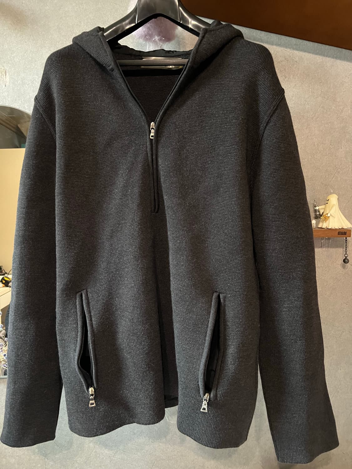 프라다 스포츠 울 하프 집업 prada sports 상품이미지3