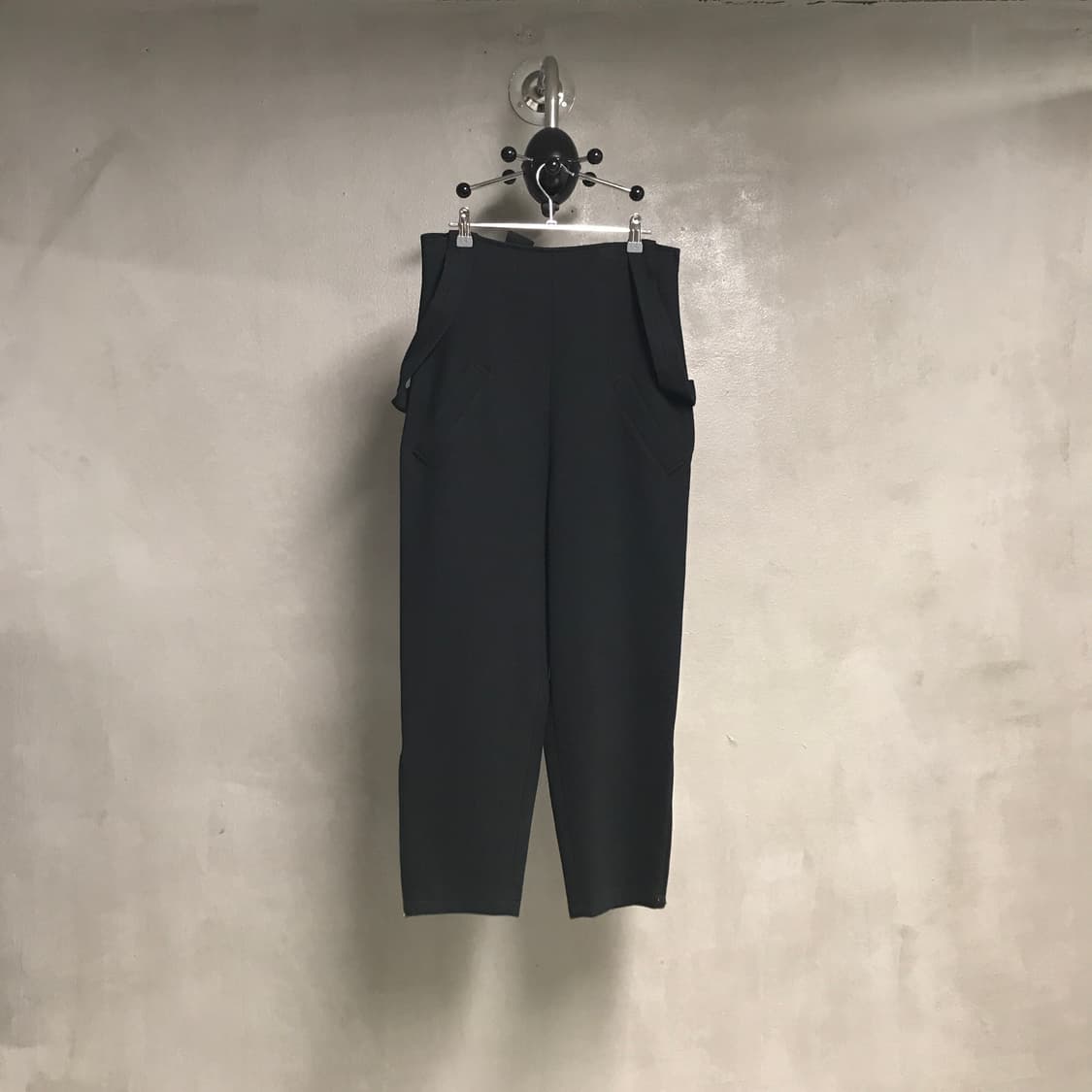 요지 야마모토 블랙 팬츠 SS 상품이미지1