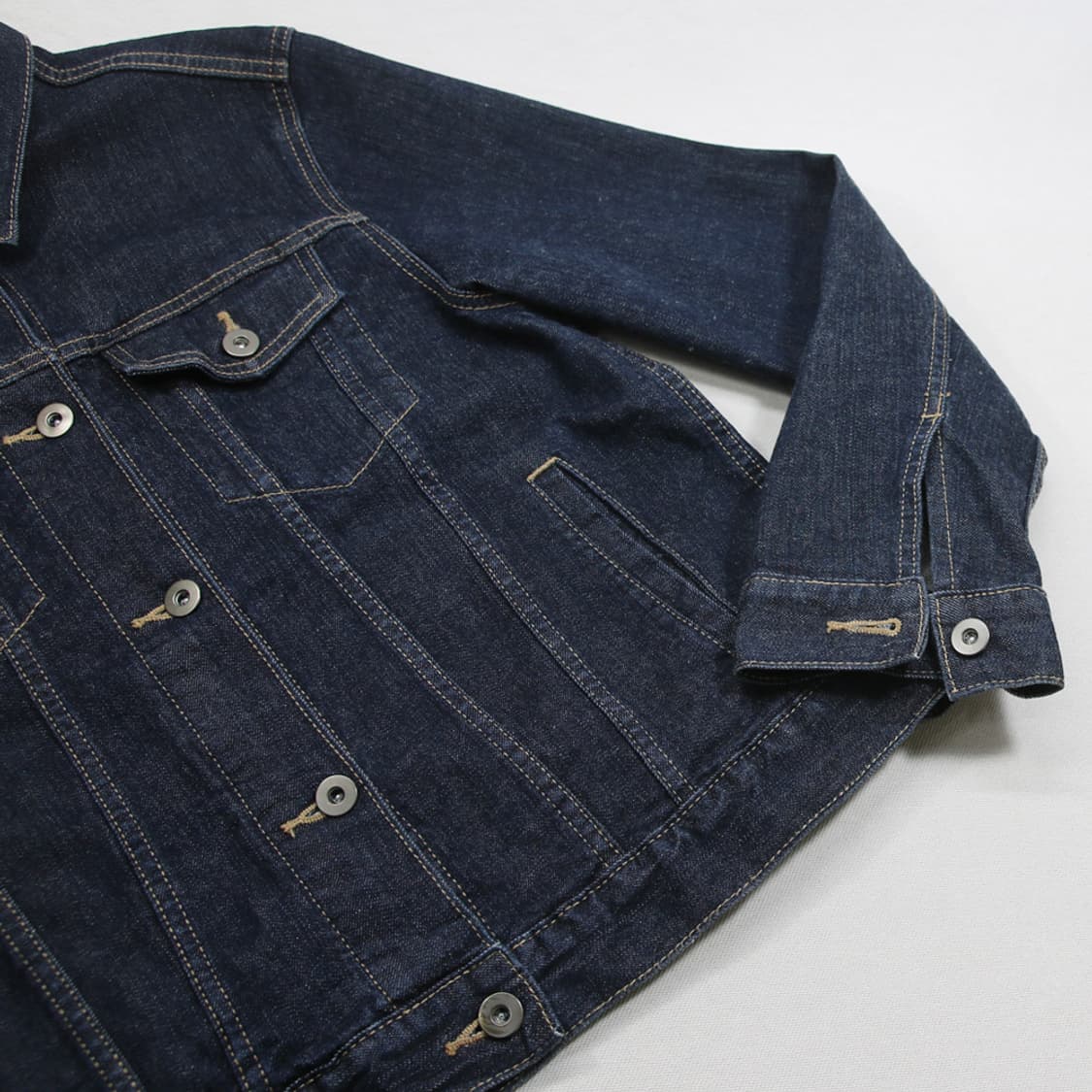 유니클로 데님 트러커 자켓 (여성용 XL) 상품이미지6