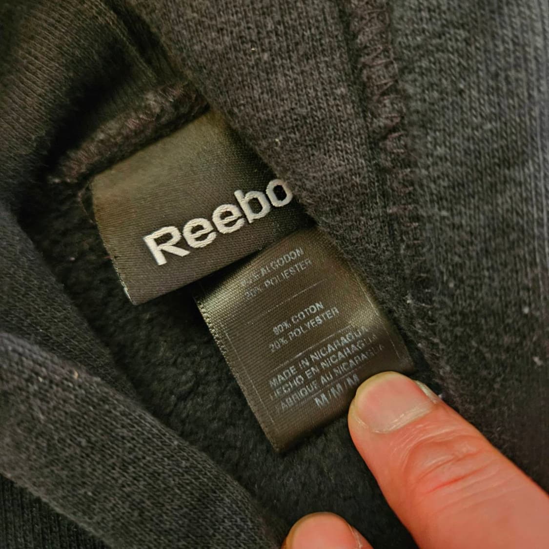 리복(Reebok) x NFL 00's 빅로고 후드티셔츠 상품이미지4