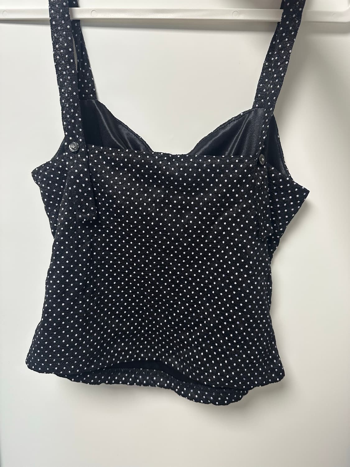 Wsc archive dot shirring top 상품이미지4