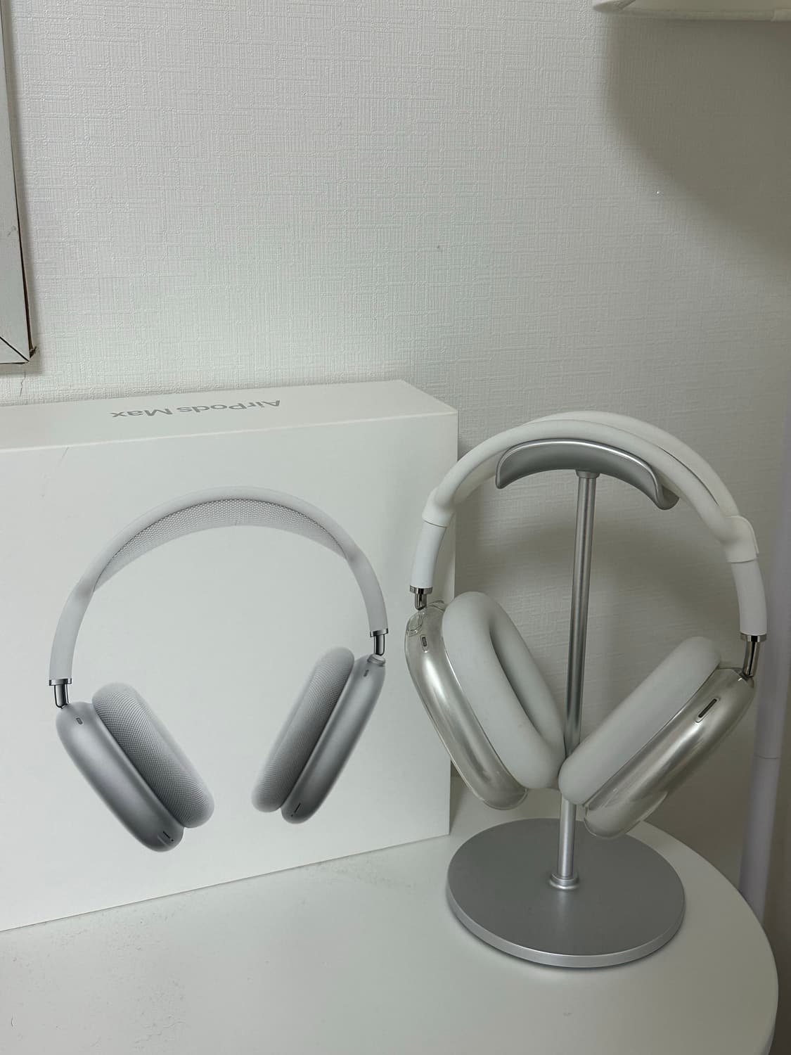 애플 에어팟 맥스 실버 (8핀) 상품이미지2