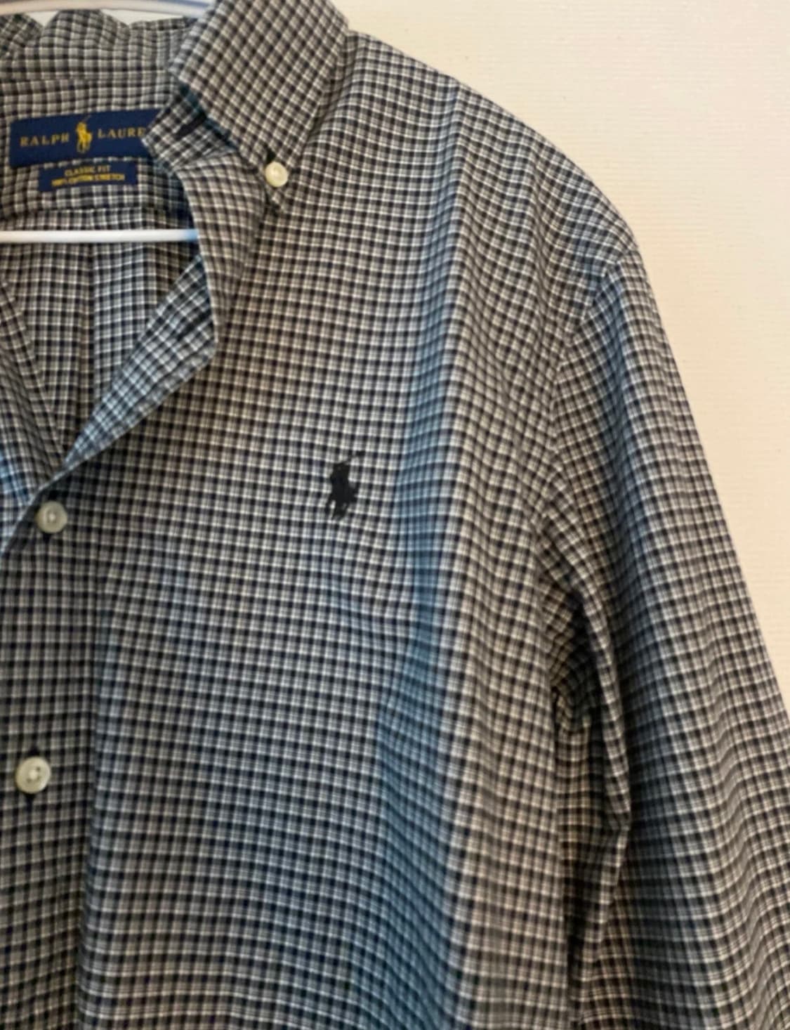 폴로 랄프로렌 클래식핏 체크 남방 상품이미지2