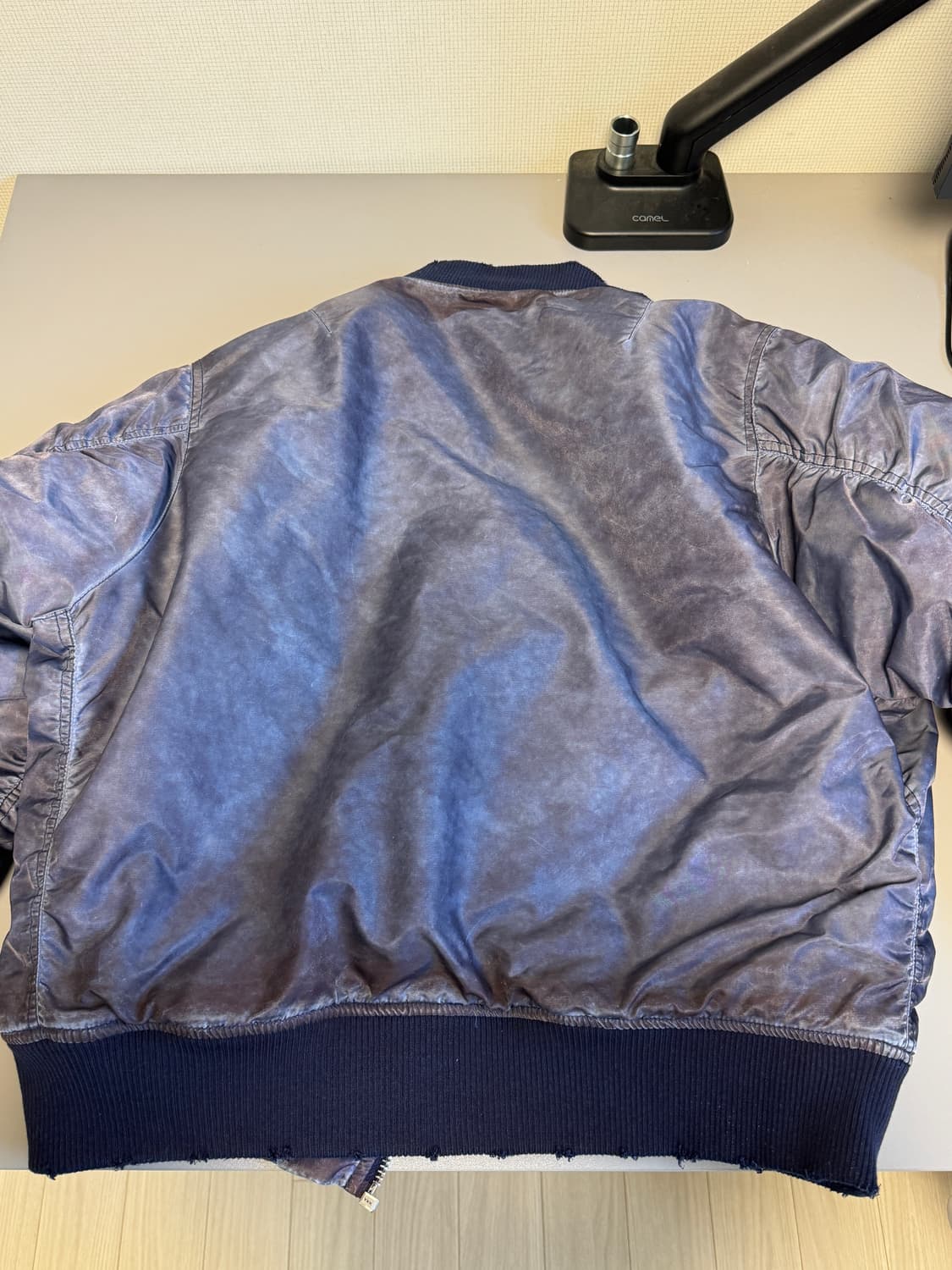 BELVET MA-1 봄버 자켓 블루 L 상품이미지3