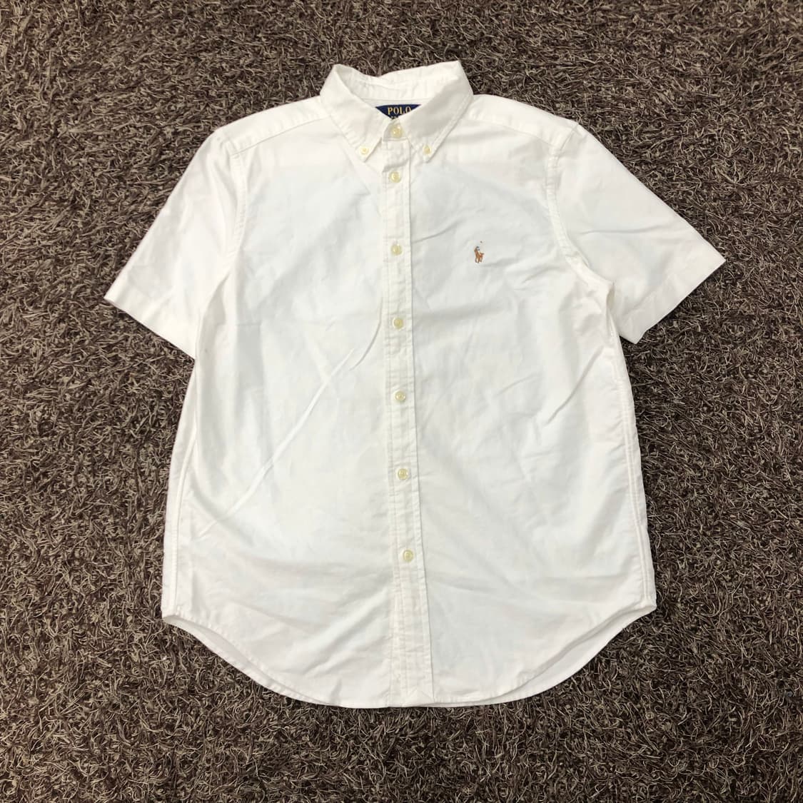 L 폴로 랄프로렌 걸스 화이트 반팔 셔츠 상품이미지1