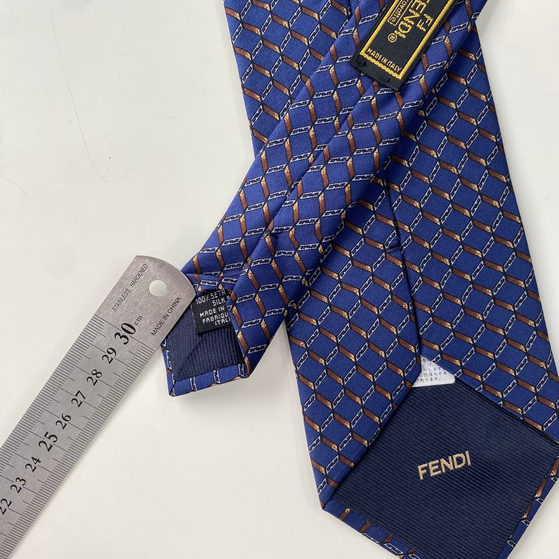 펜디 (FENDI) FF 모노그램 정품 명품 넥타이 상품이미지7