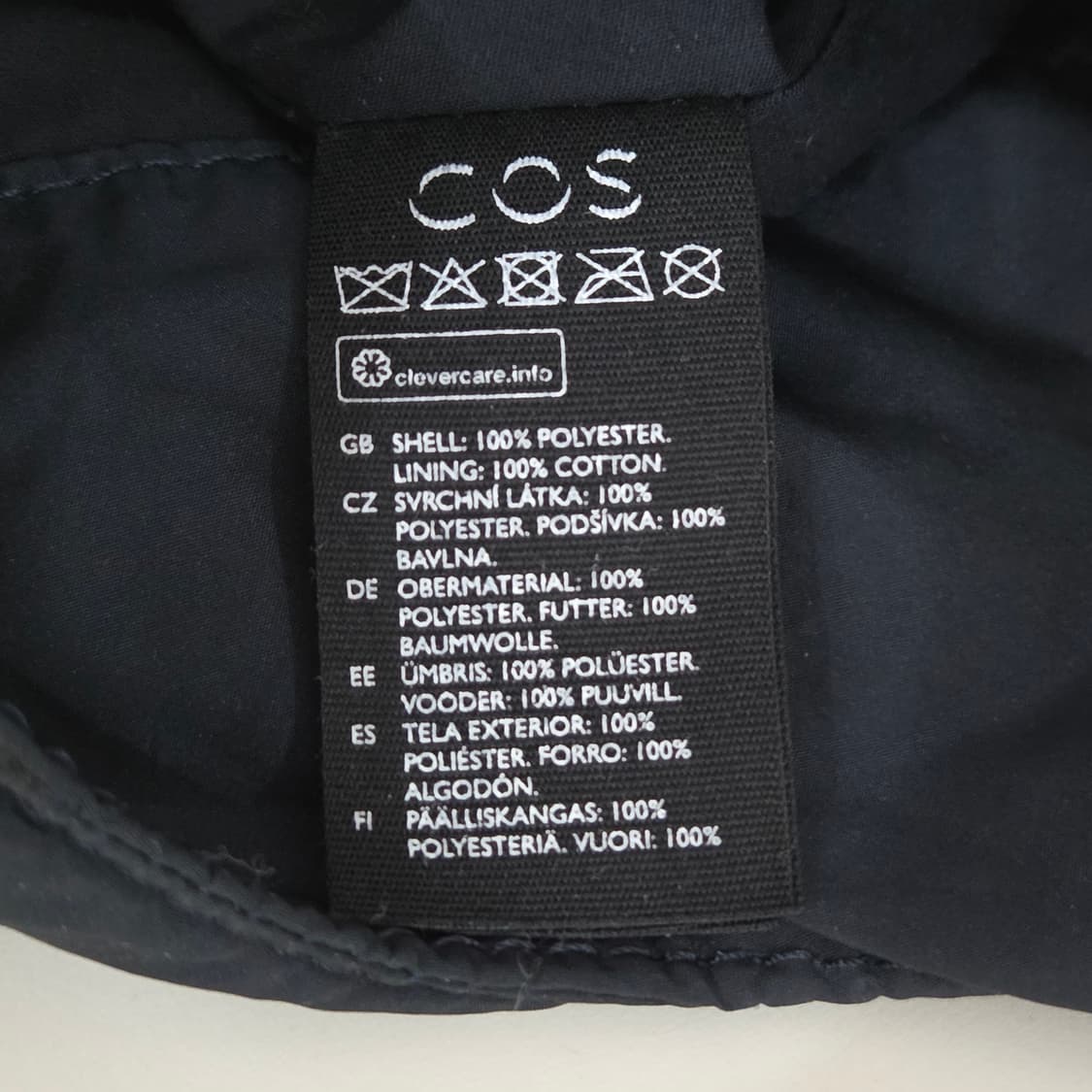 코스 노티드 쇼퍼백 네이비 상품이미지6