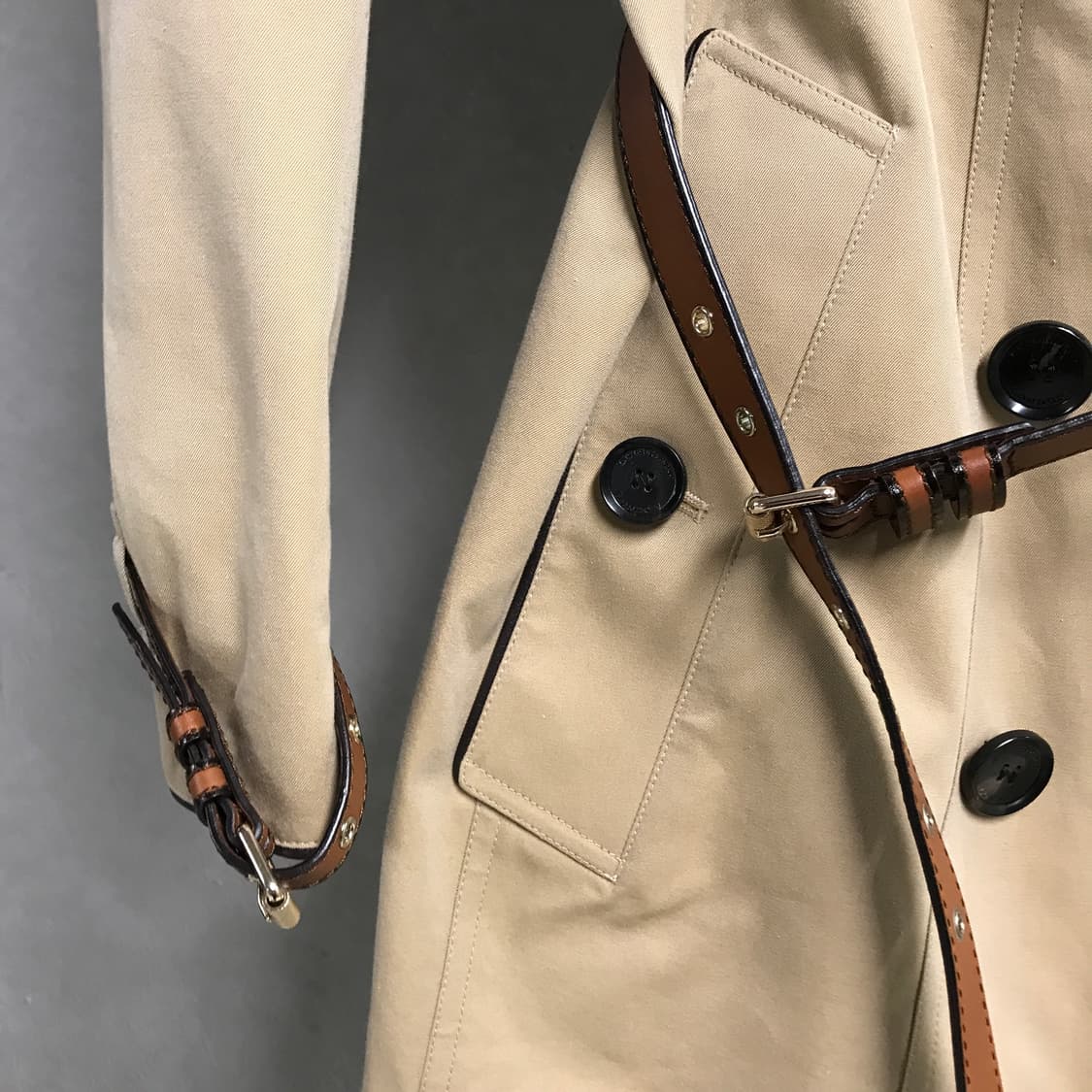 버버리 트렌치 코트 베이지 6(W) 상품이미지4