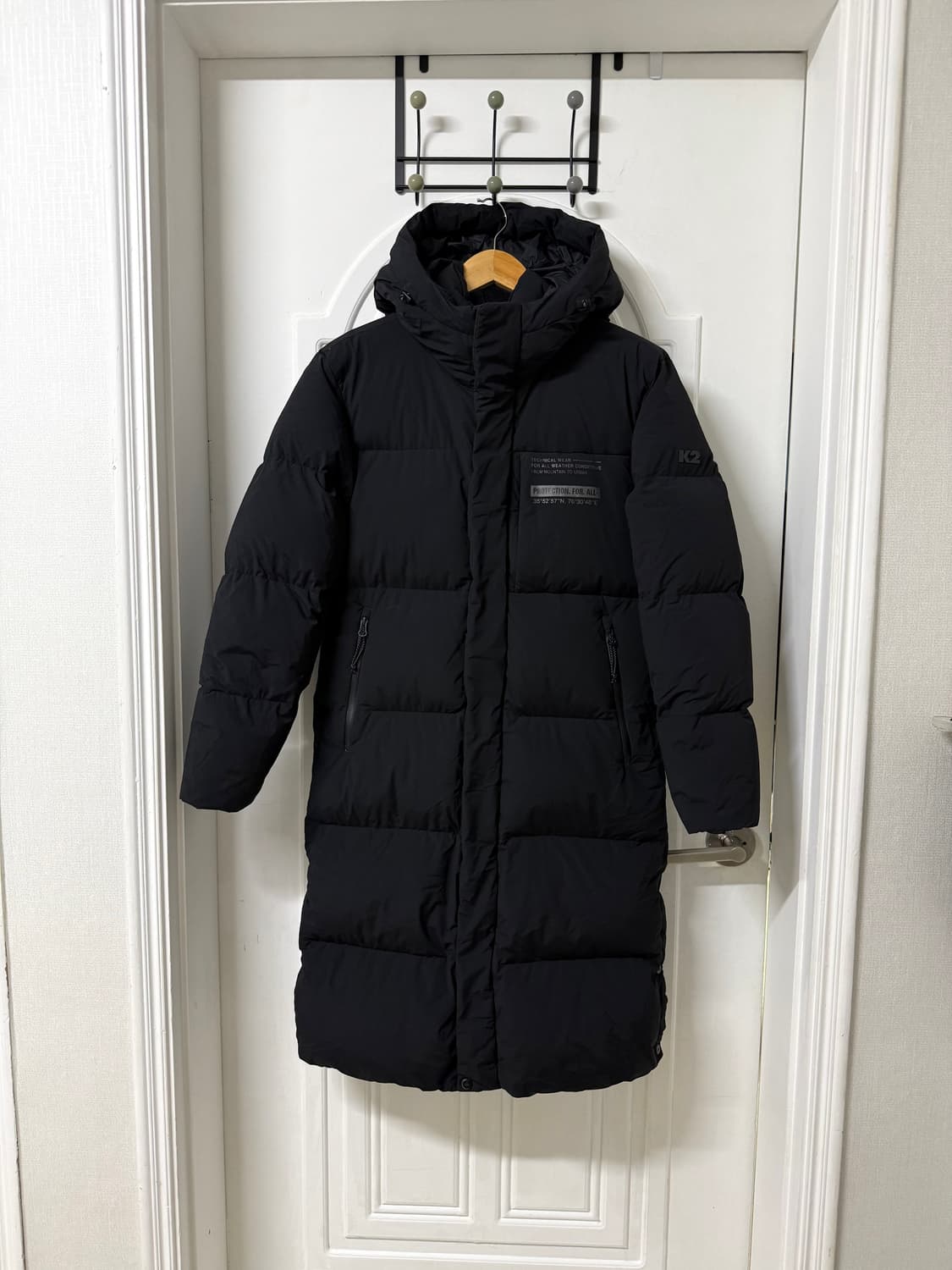 85사이즈 공용 K2 구스다운 롱패딩 상품이미지1