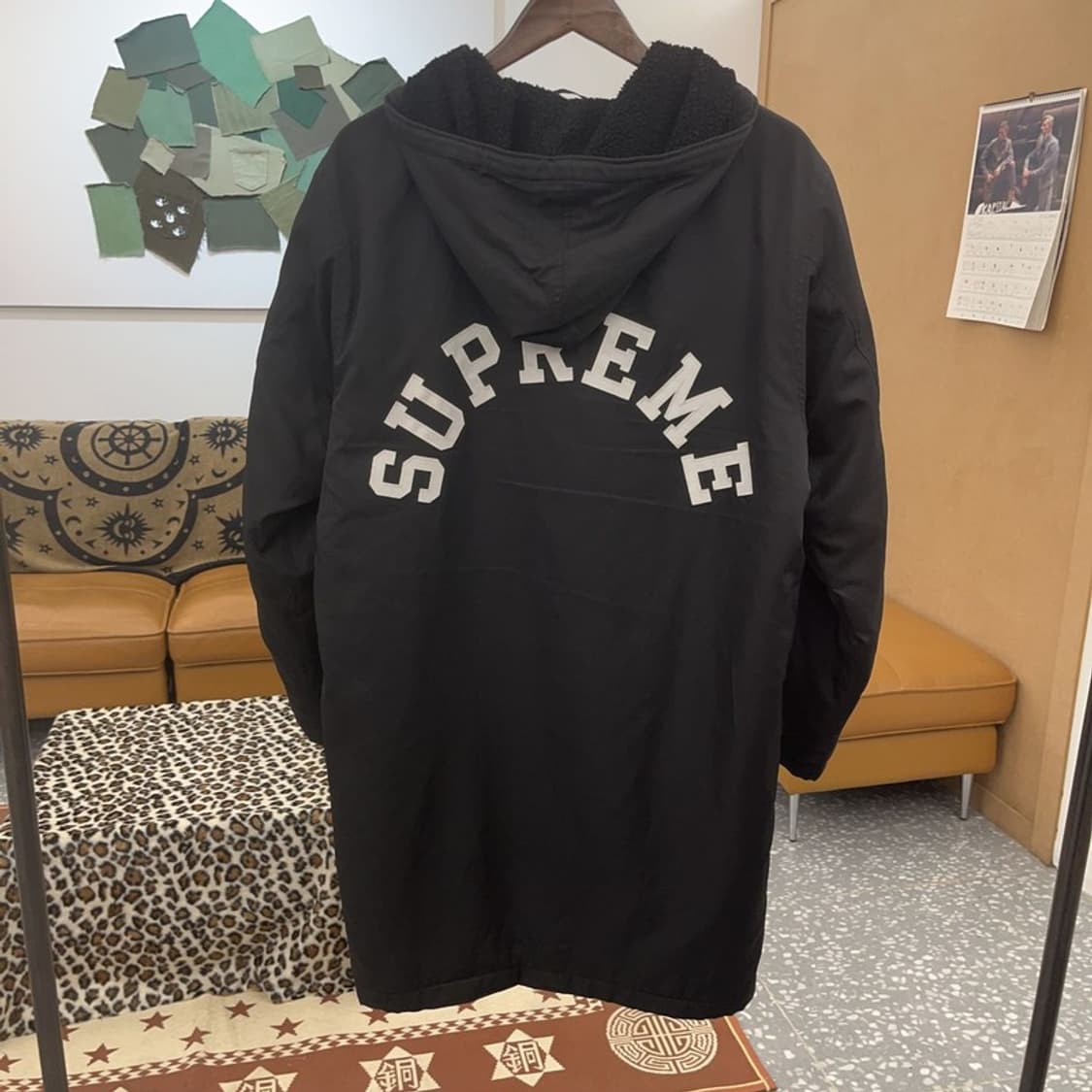 슈프림X챔피온 올드스쿨 스타디움 양털 야상자켓 돕바 M C08857 상품이미지4