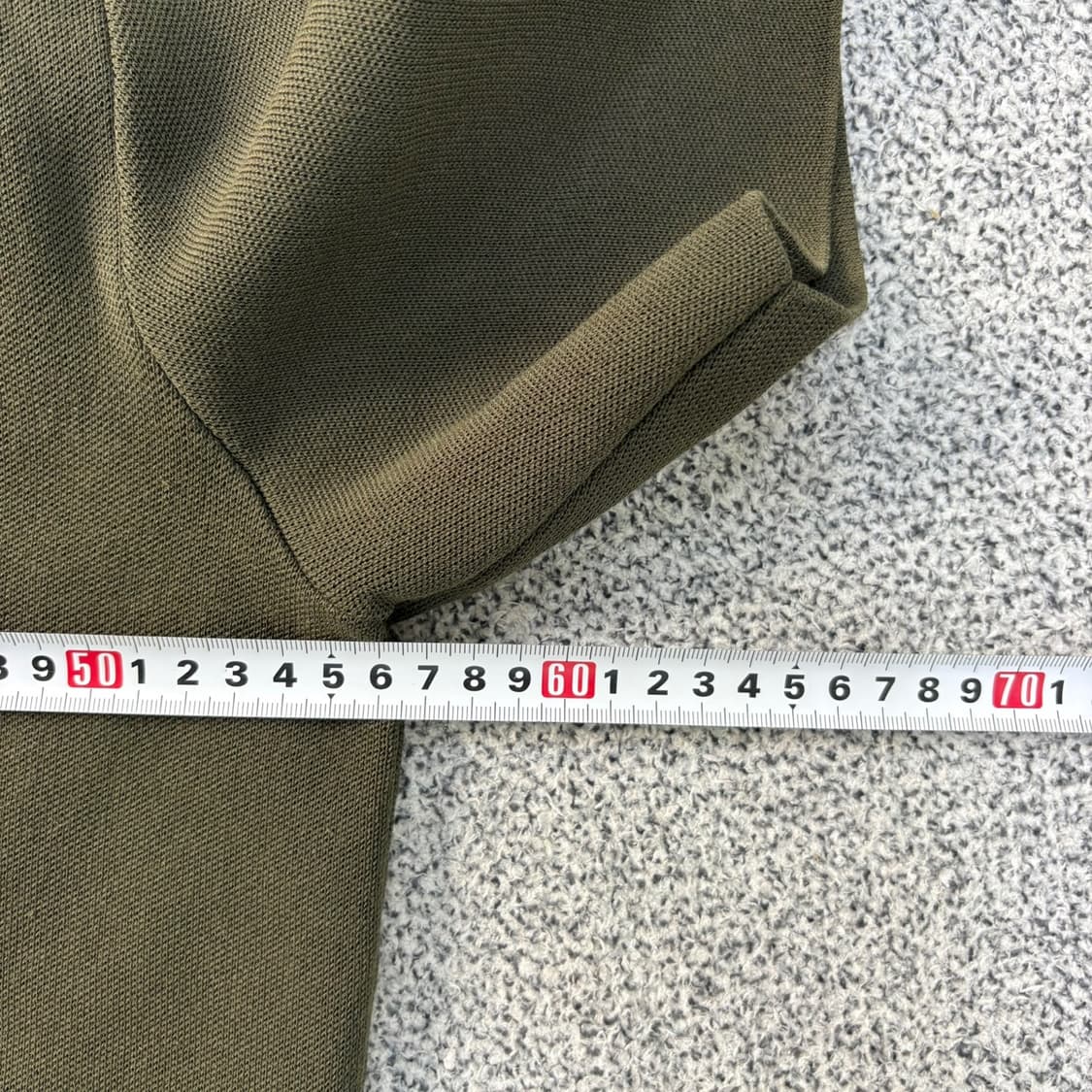 L 무신사스탠다드 반팔 니트 카라티 0420J 상품이미지5