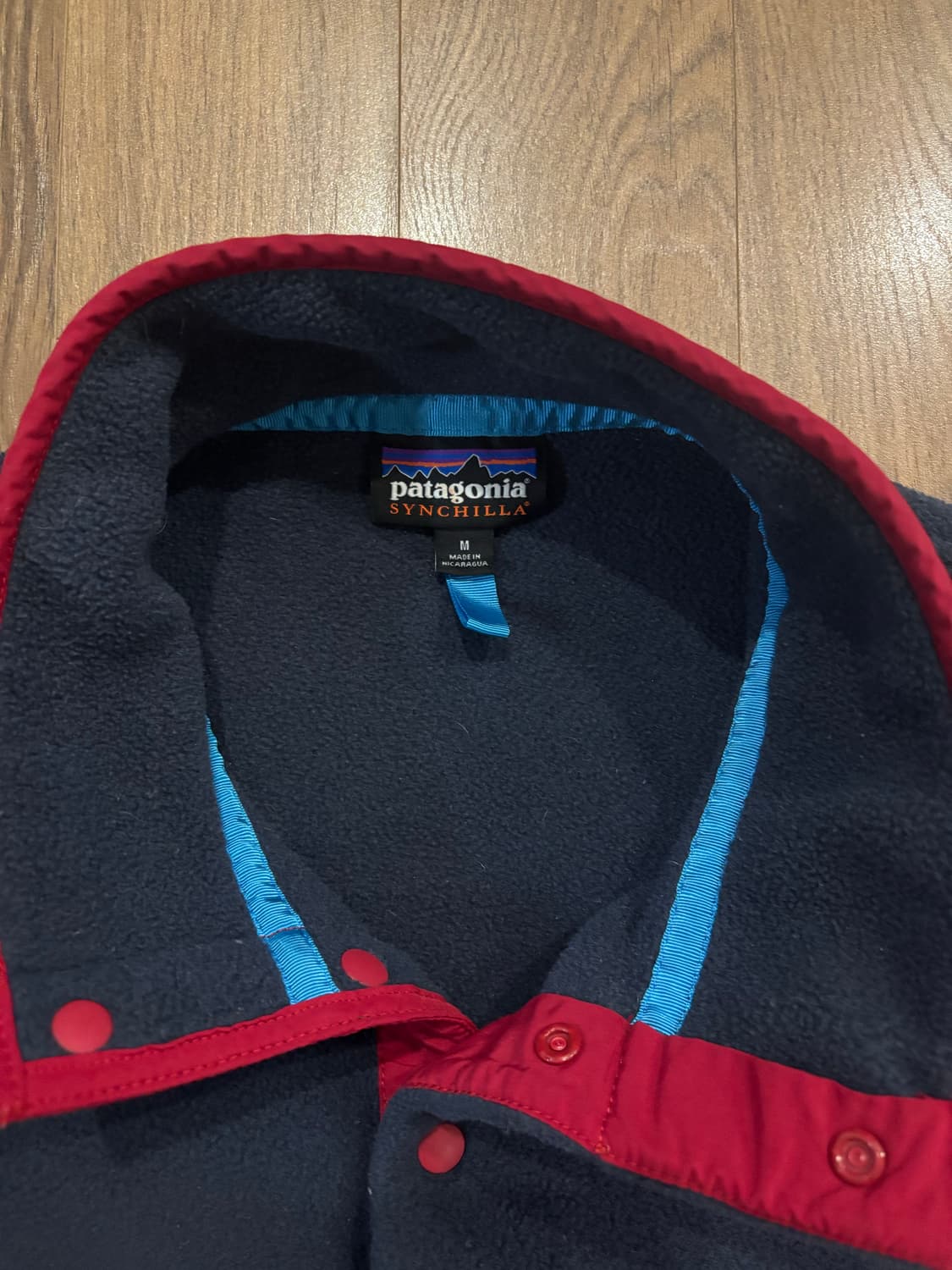파타고니아 신칠라 투톤 네이비 그레이 M사이즈 상품이미지3
