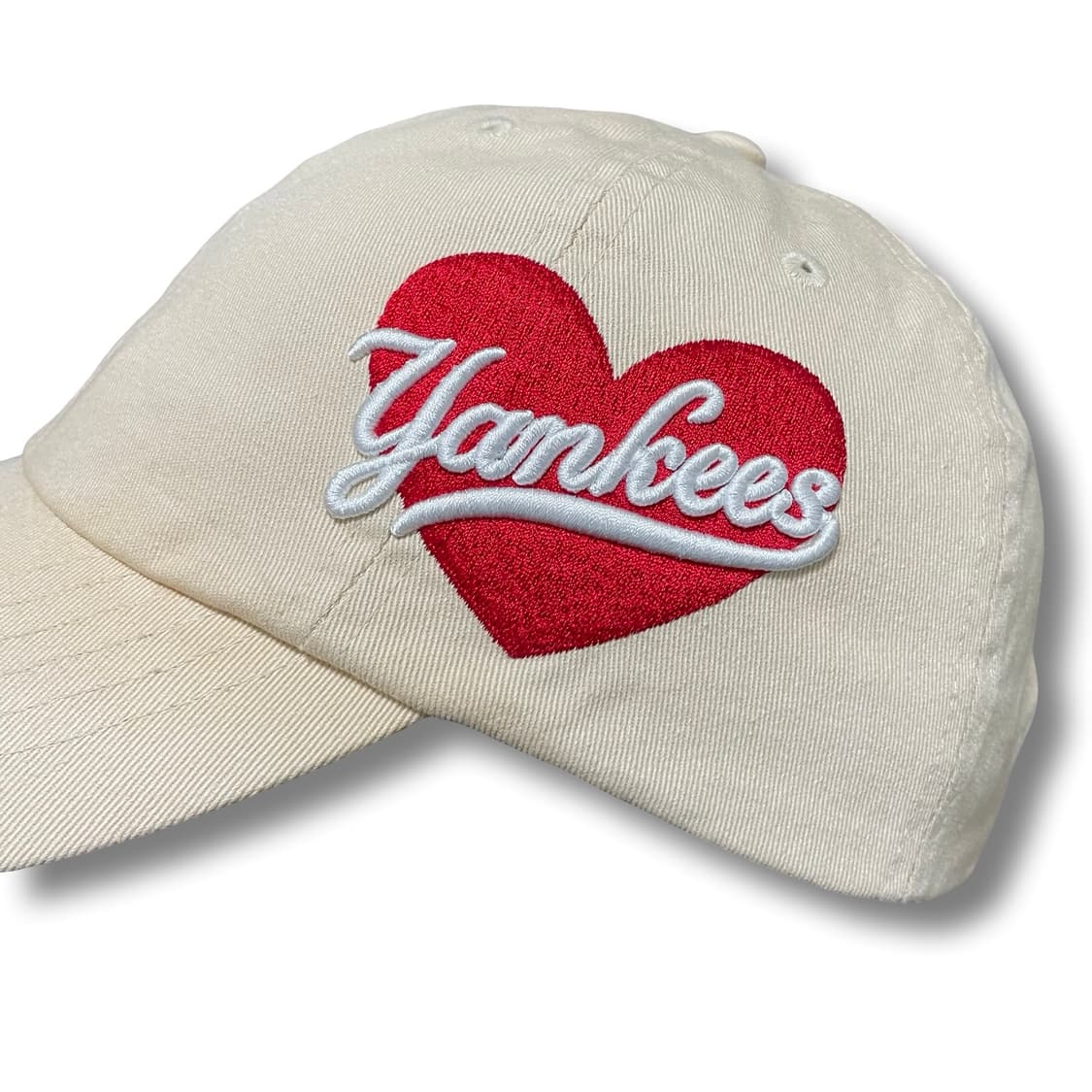 MLB 뉴욕 양키스 하트 볼캡 아이보리 상품이미지3