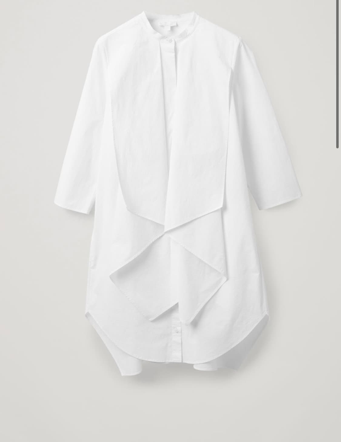 cos 코스 코튼 드레이프 셔츠 원피스 상품이미지1