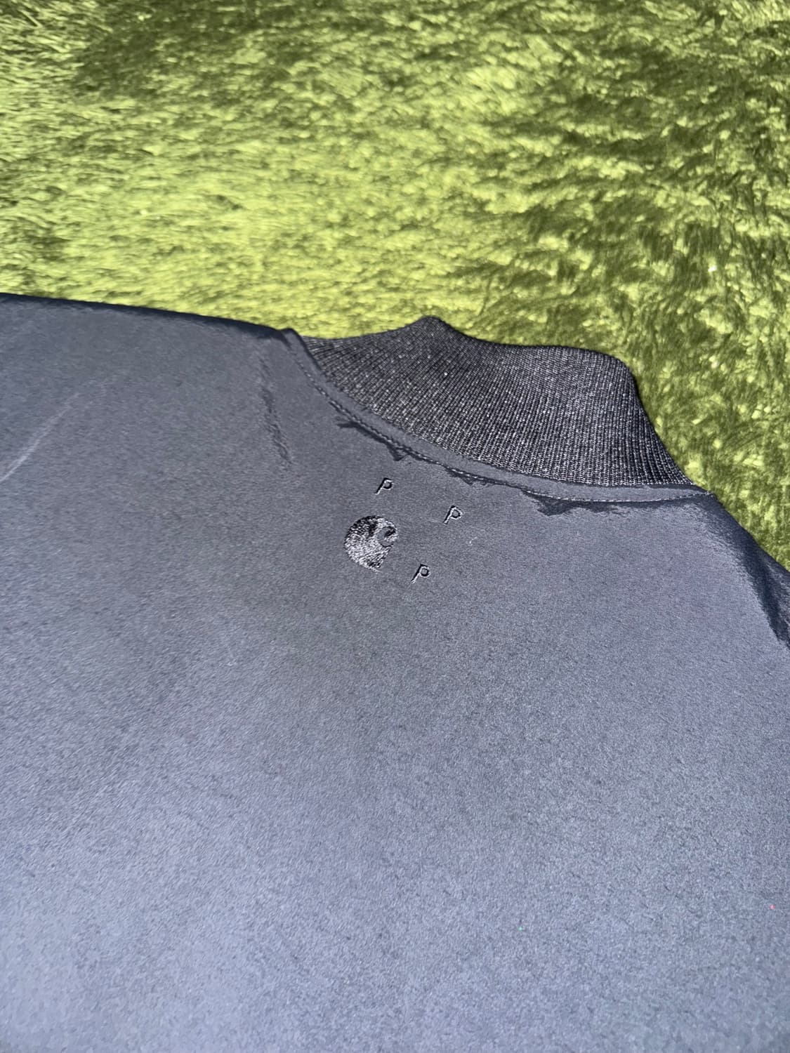 [L] 칼하트 WIP X 팝 트레이딩 컴퍼니 콜라보 패딩 베스트 블랙 상품이미지9