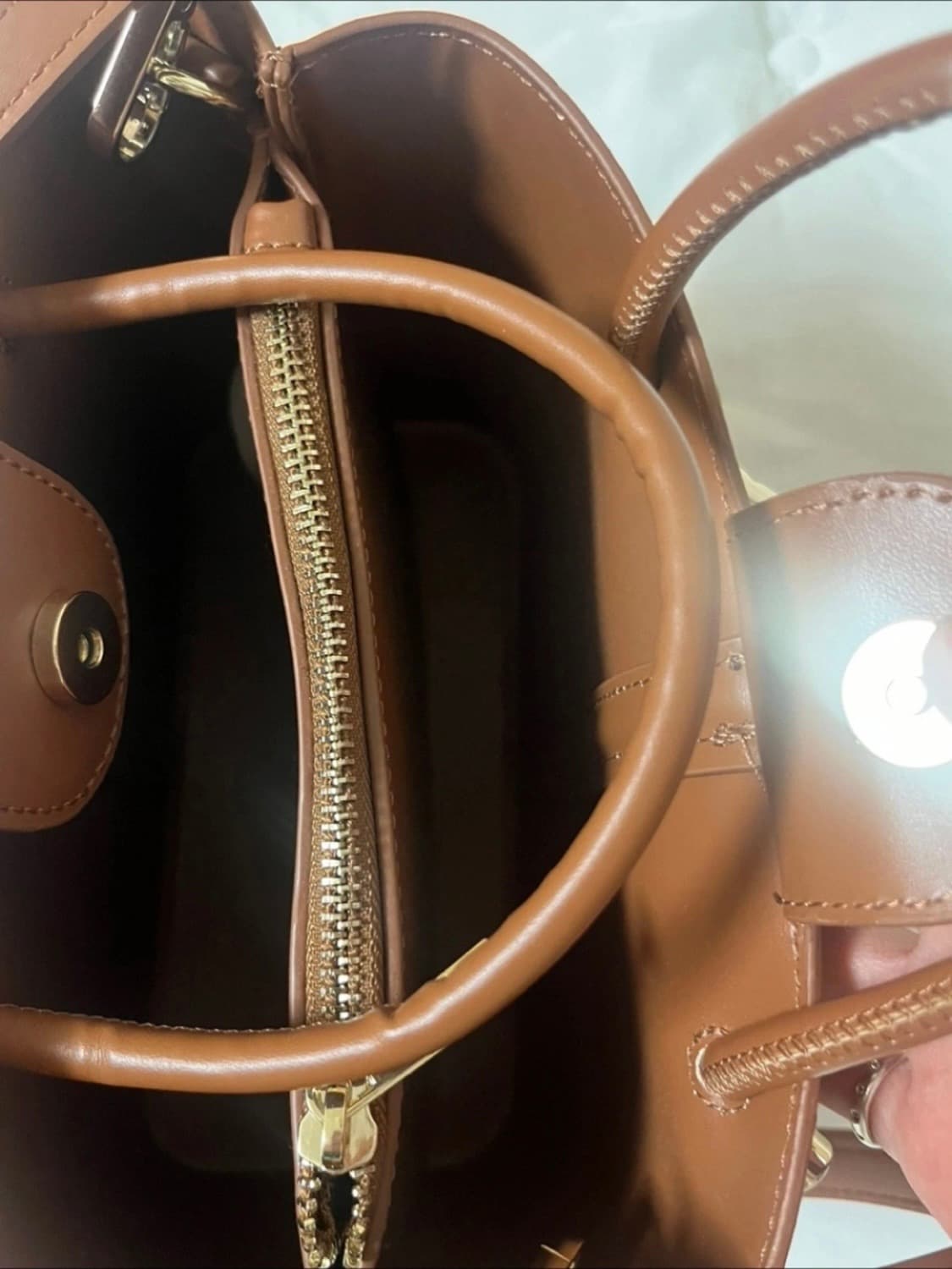 자라 브라운 가방 상품이미지3