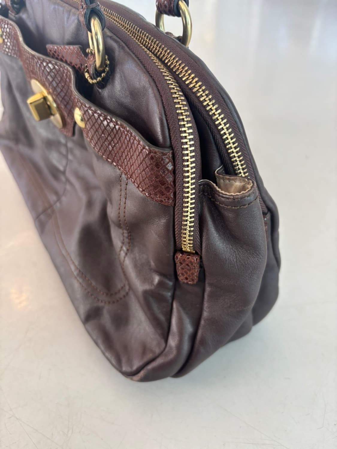 Old Coach Leather Bag 상품이미지6