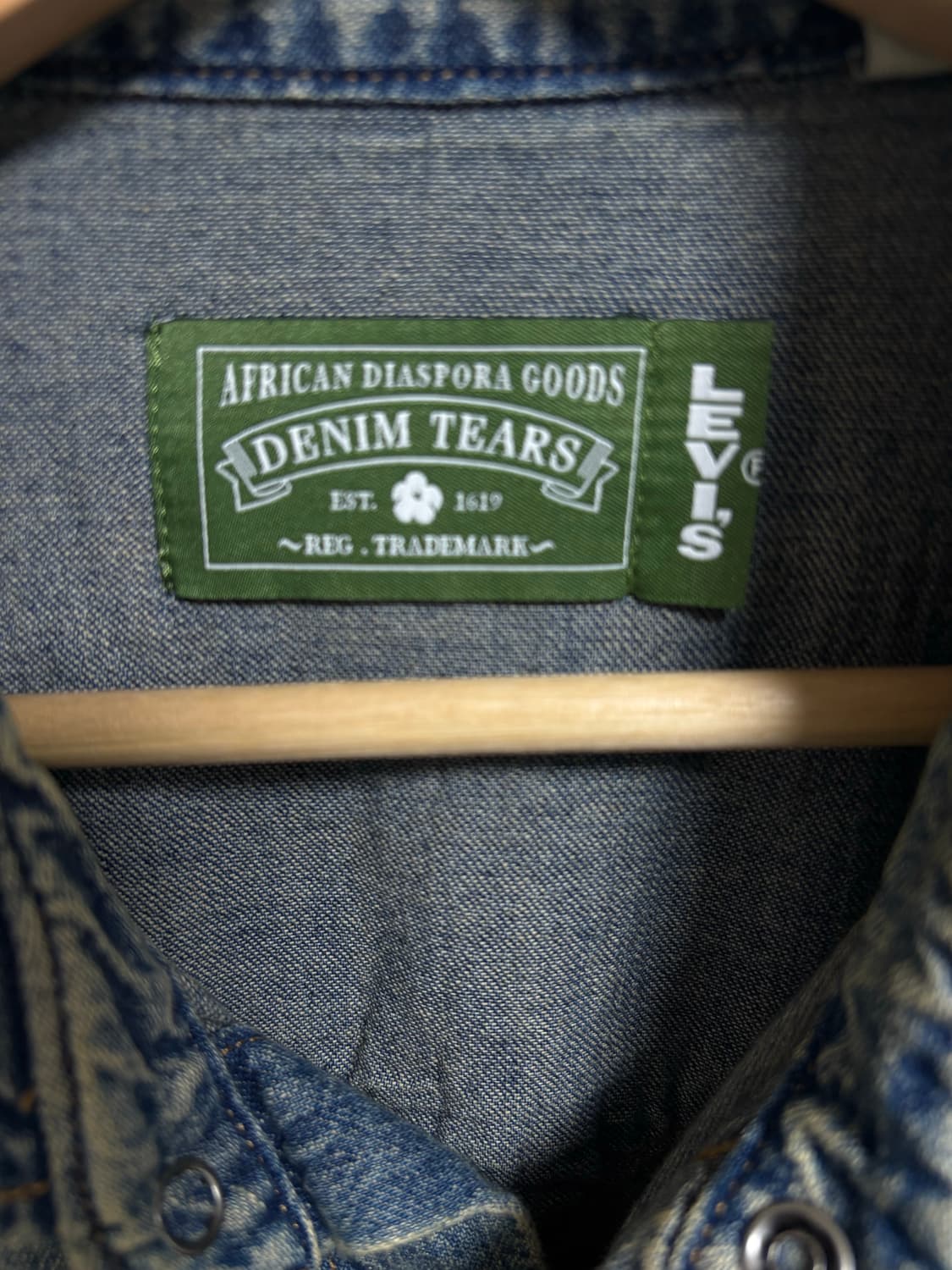 리바이스 x 데님티어스 셔츠 L 상품이미지4