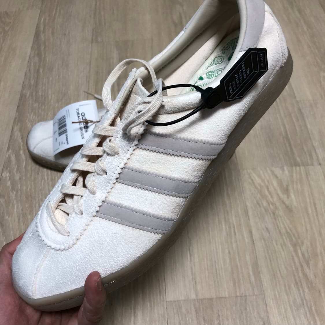 (275) 새상품 아디다스 adidas 토바코 그루엔 크림 화이트 블리스 상품이미지2