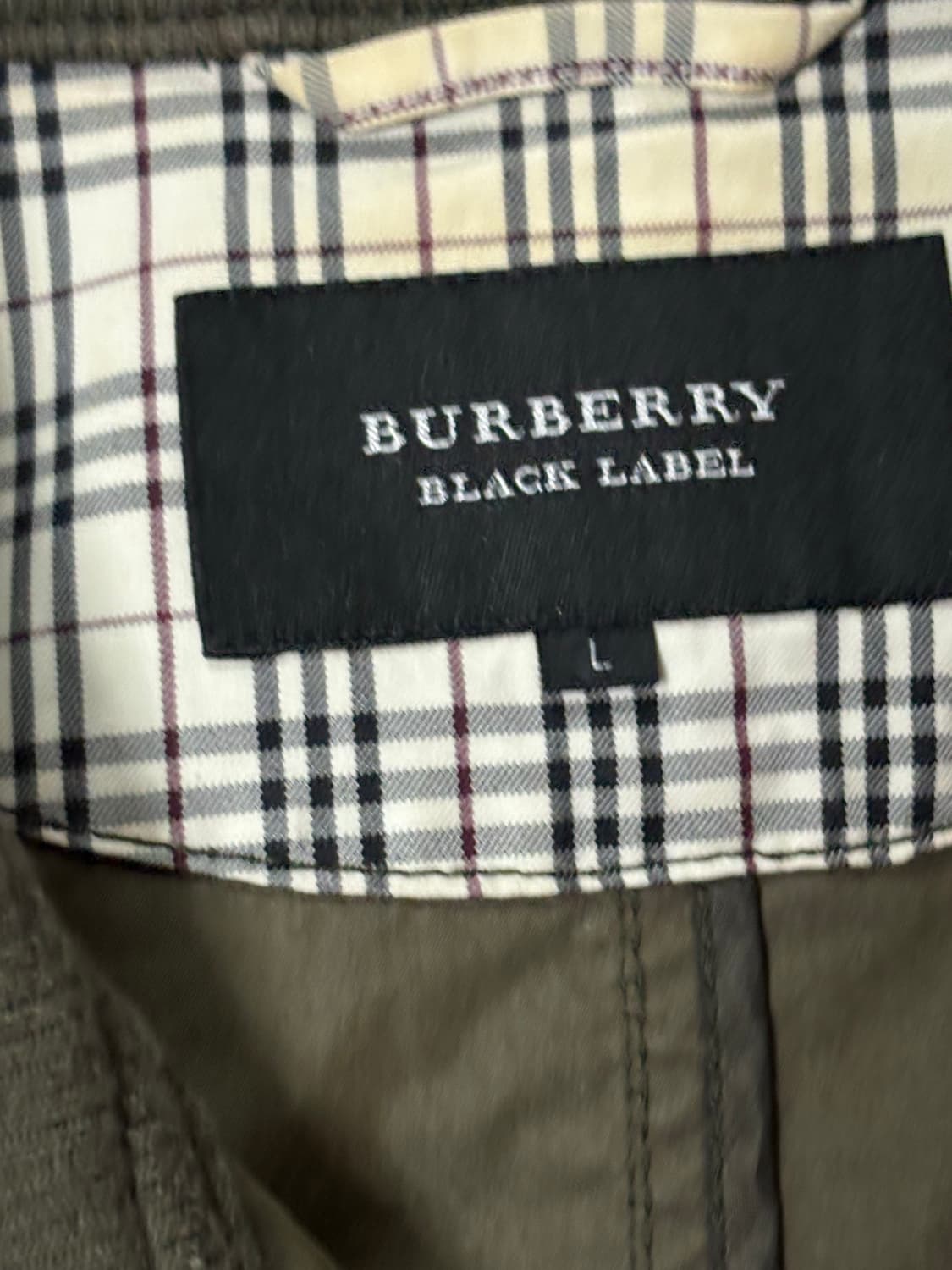 일본빈티지 버버리 블랙라벨 야상 상품이미지4