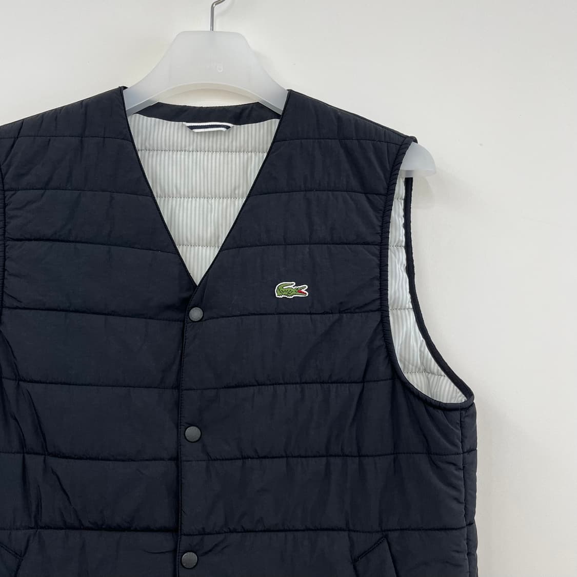 라코스테 자수로고 경량 패딩 조끼 상품이미지4