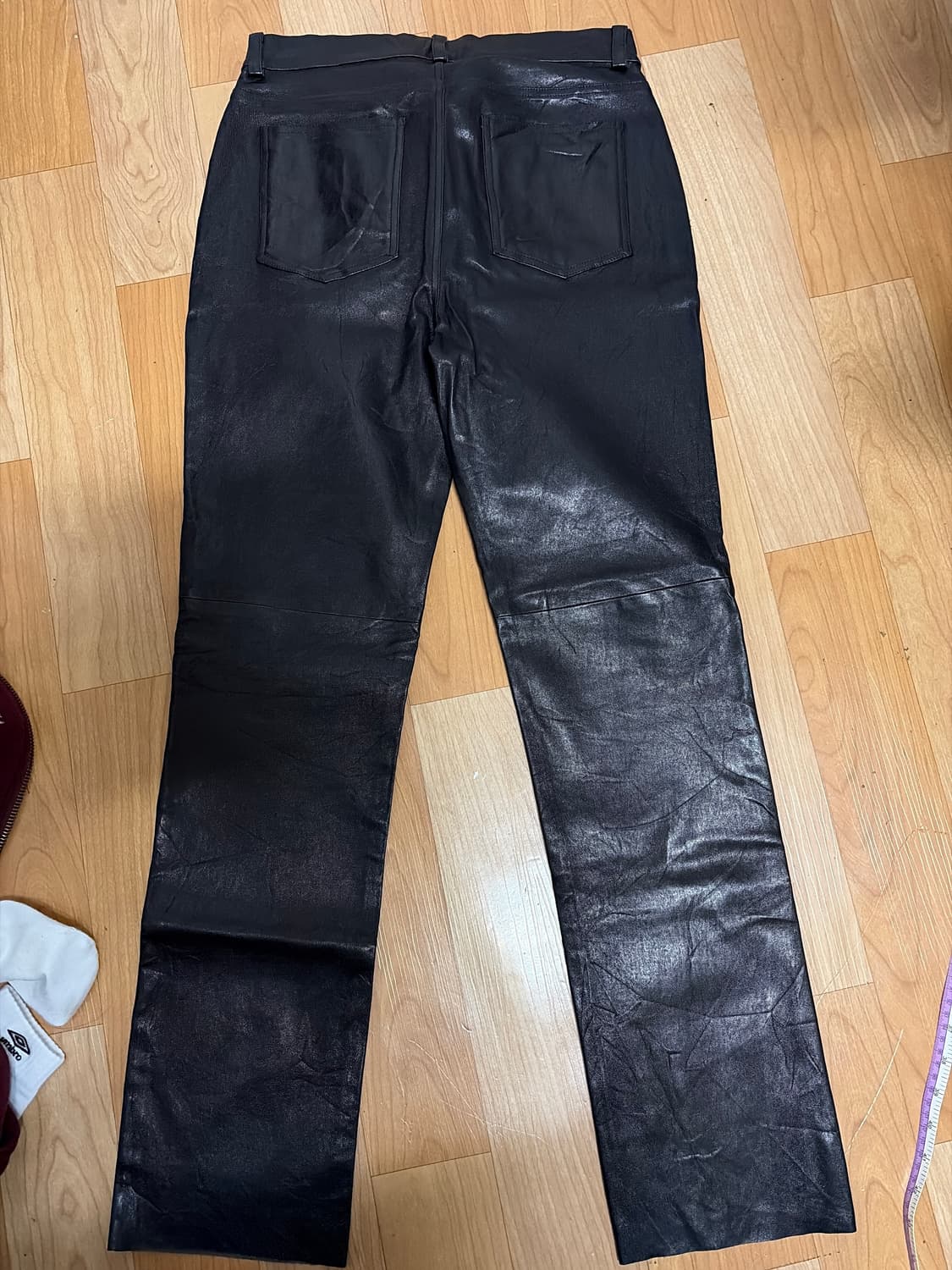 Vintage 레더 바지 상품이미지3