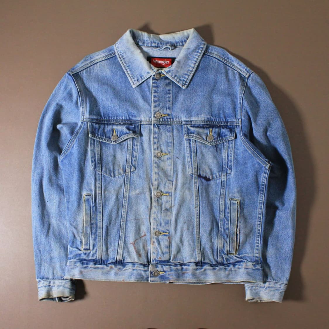 90s Wrangler 랭글러 HERO 워싱 데님 자켓 L008 상품이미지1