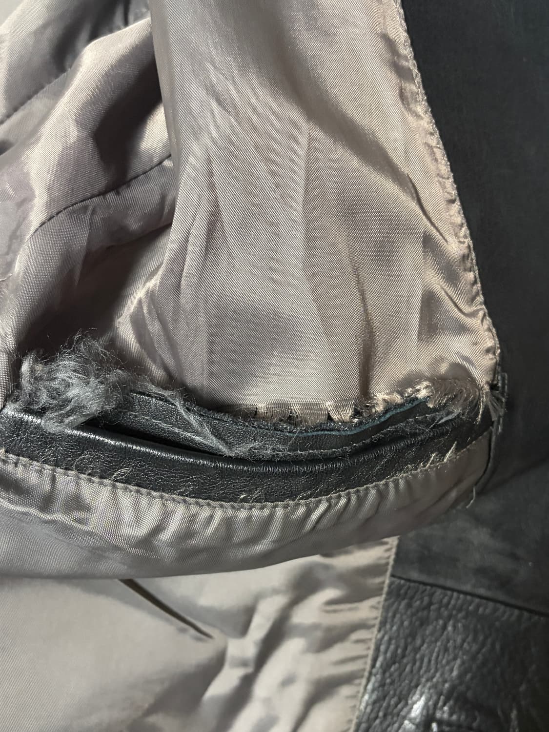 바나나리퍼블릭 레더 카코트 상품이미지5