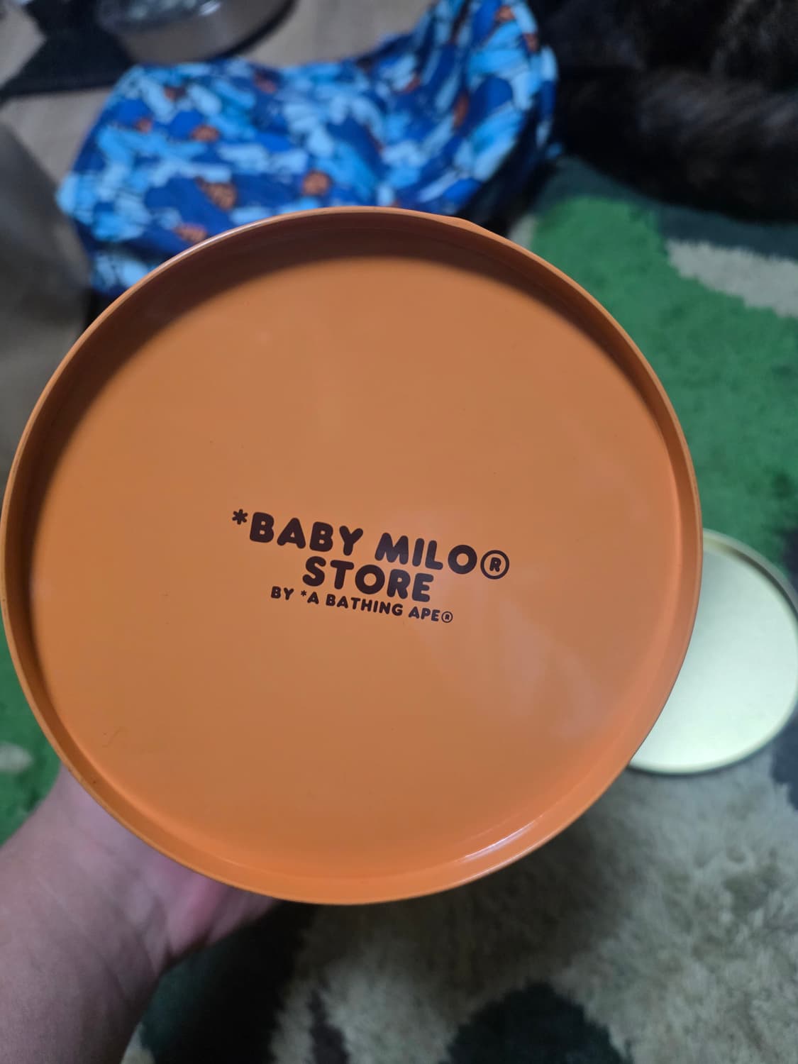 [OS]베이프 베이비마일로 마일로스토어 로고 틴캔 케이스 상품이미지6