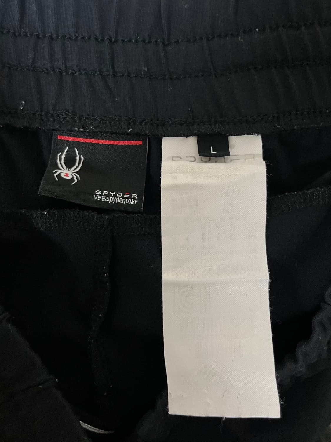 L) 스파이더 트레이닝 팬츠 블랙 상품이미지4