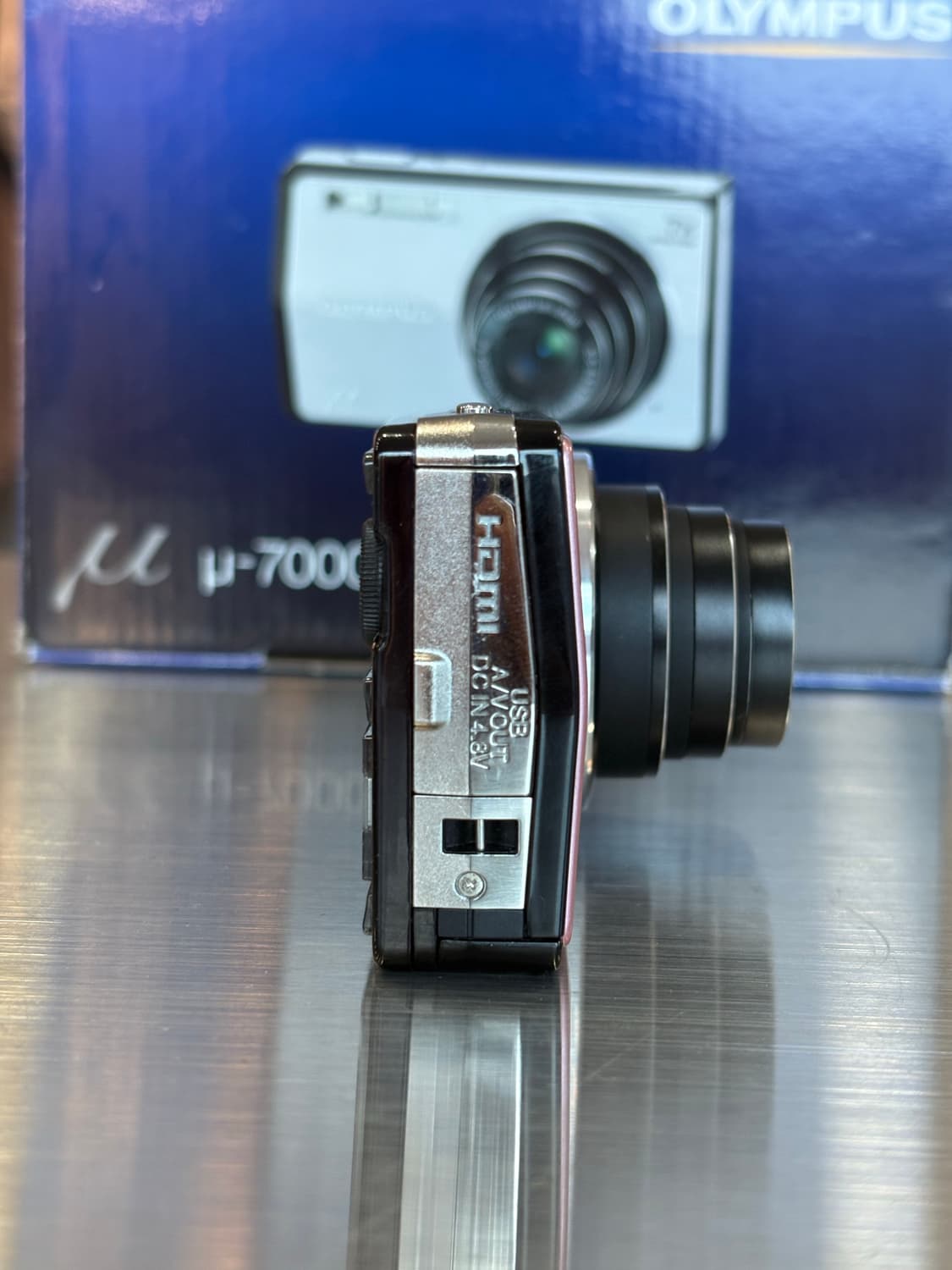 풀박/딸기우유)올림푸스 뮤7000 핑크 빈티지디카 상품이미지5