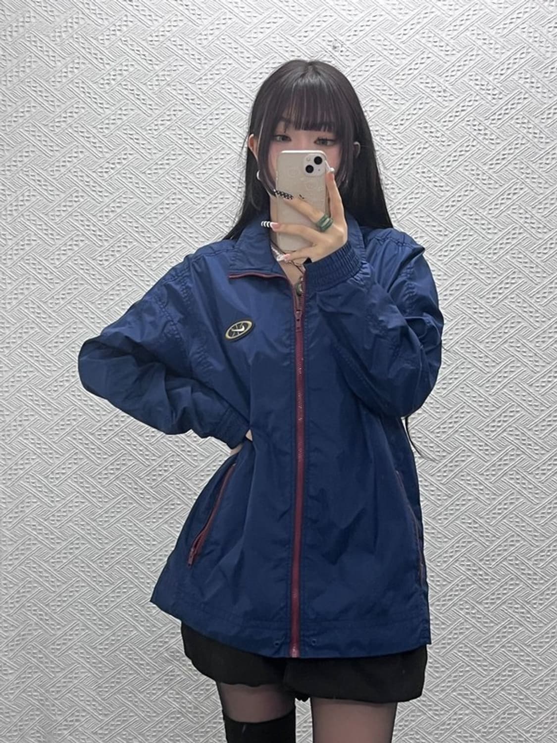 나이키 올드스쿨 레트로 빈티지 바람막이 자켓 M C10598 상품이미지1