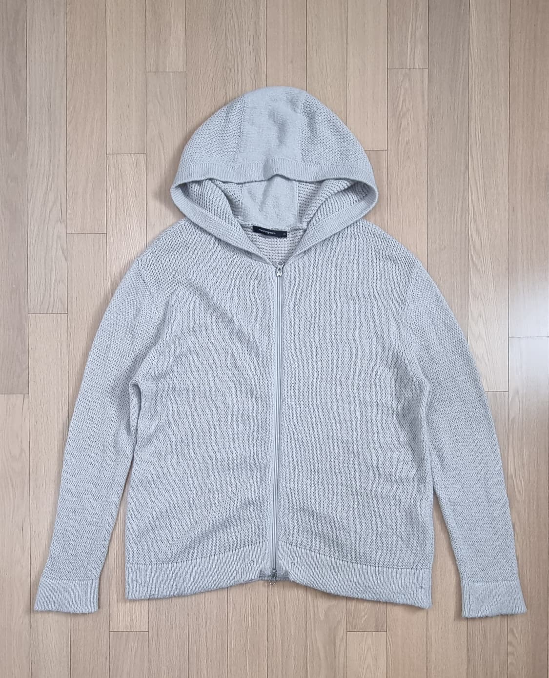 헤칭룸 니트 후드집업 3size _ 남성, 끈없음 상품이미지1