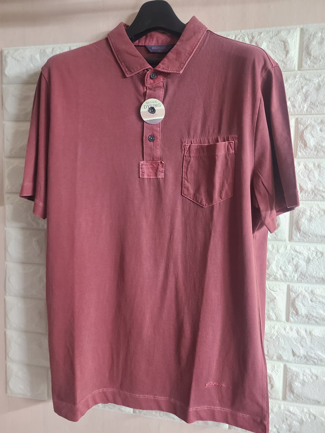 EDITION 남성용 가먼트다잉 티(100) 상품이미지1