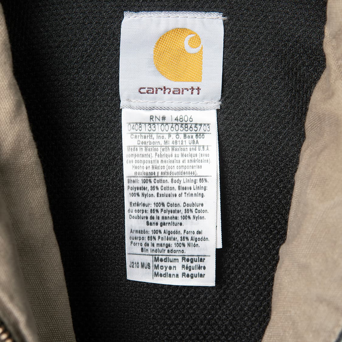 [M] 00s 칼하트 J210 MUS 해밀턴 자켓 MO-2539  상품이미지8